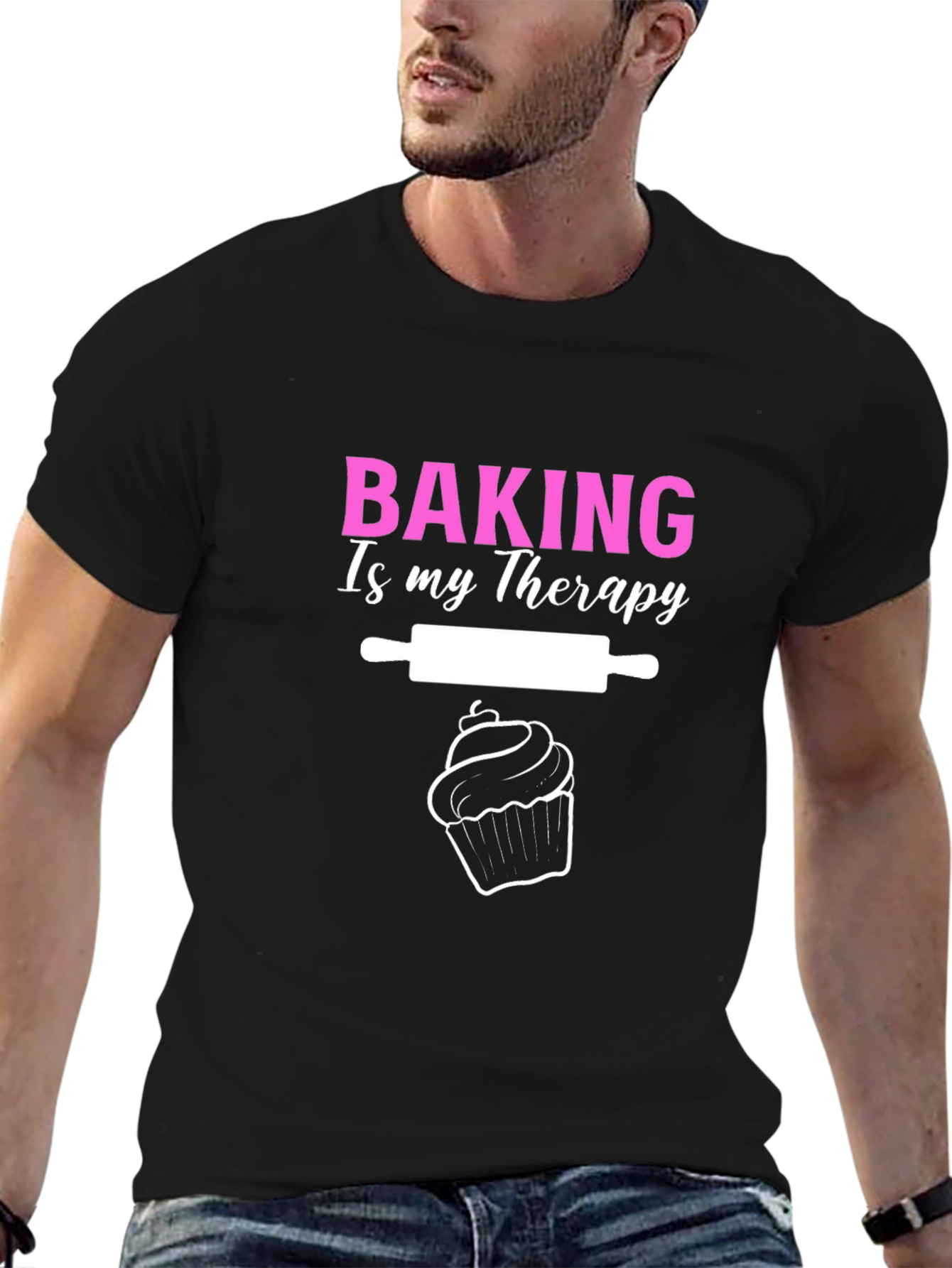 Baking is My Therapy T-Shirt - Unisex