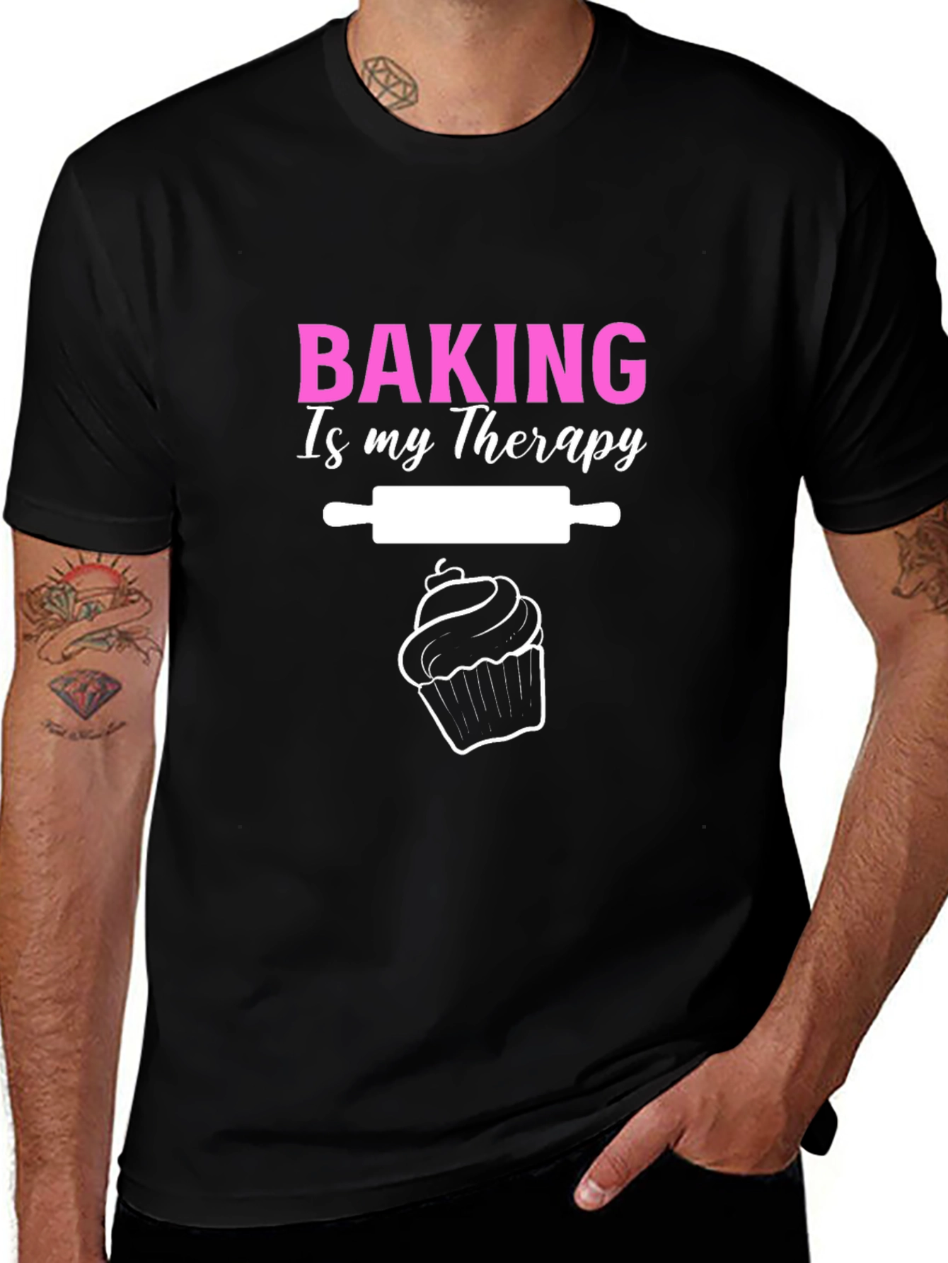 Baking is My Therapy T-Shirt - Unisex