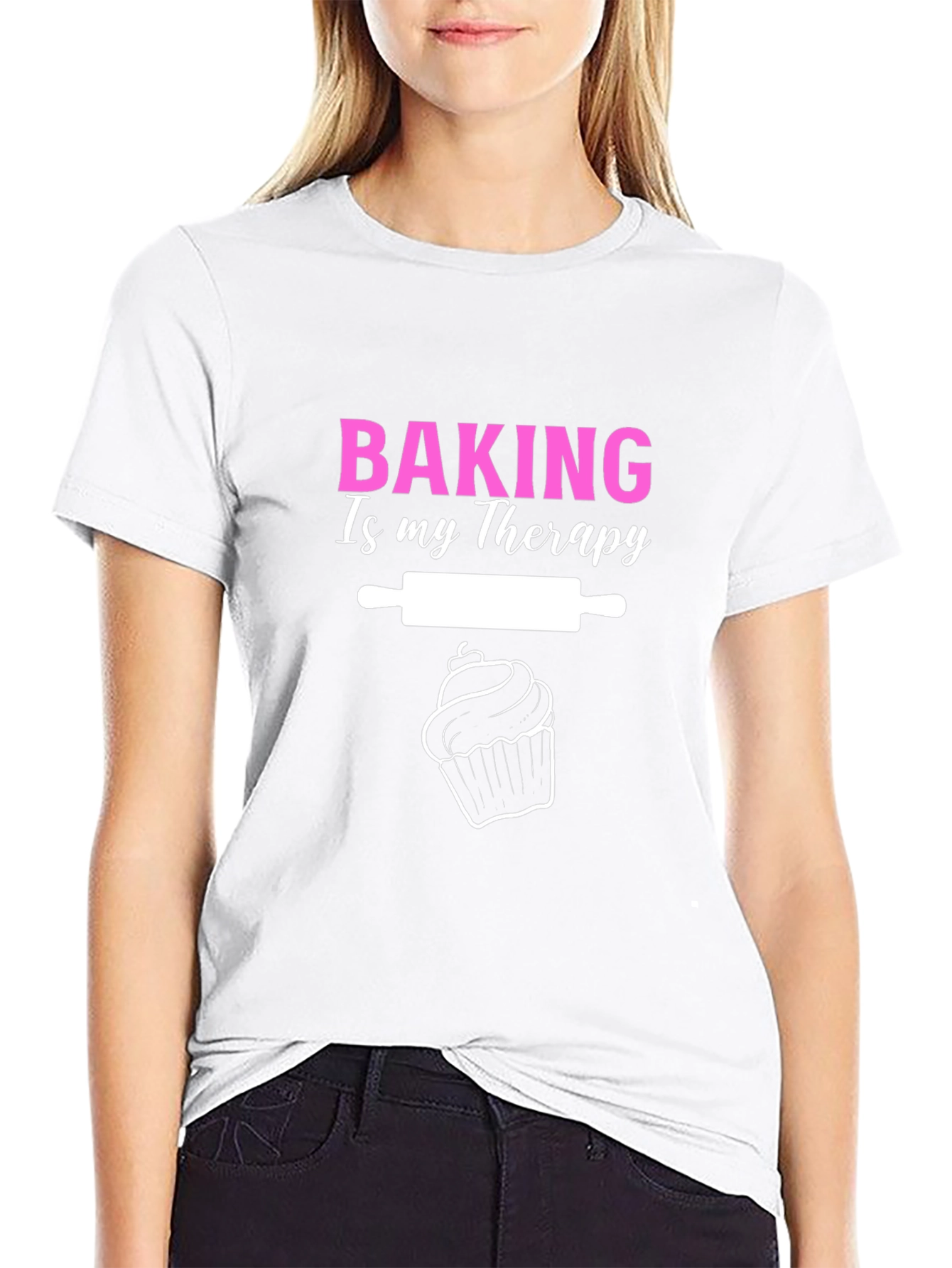 Baking is My Therapy T-Shirt - Unisex