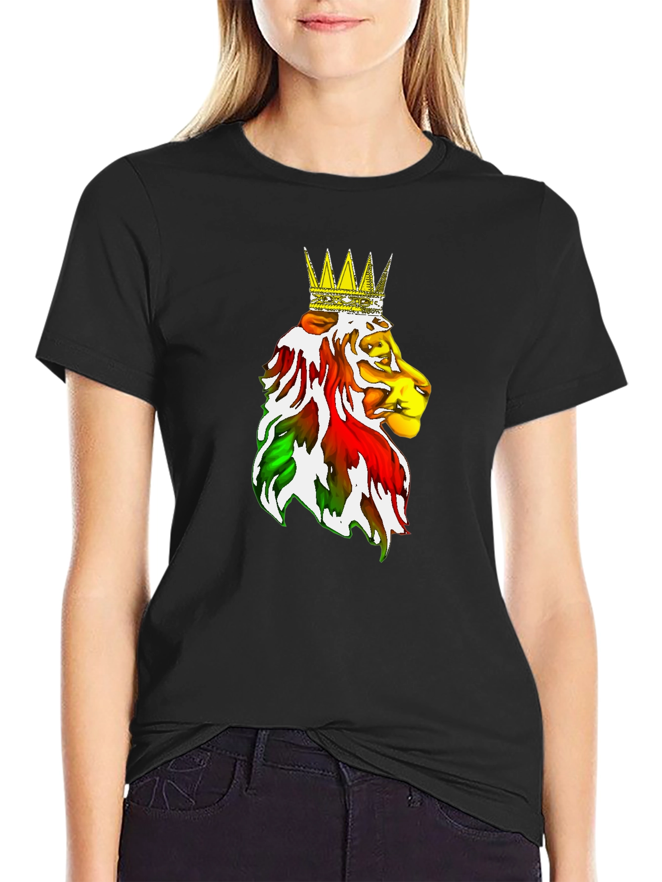 Rasta Lion King Graphic Tee