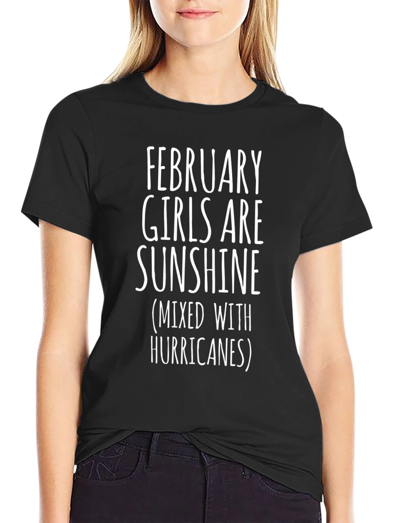 February Girls Sunshine Funny Graphic Tee