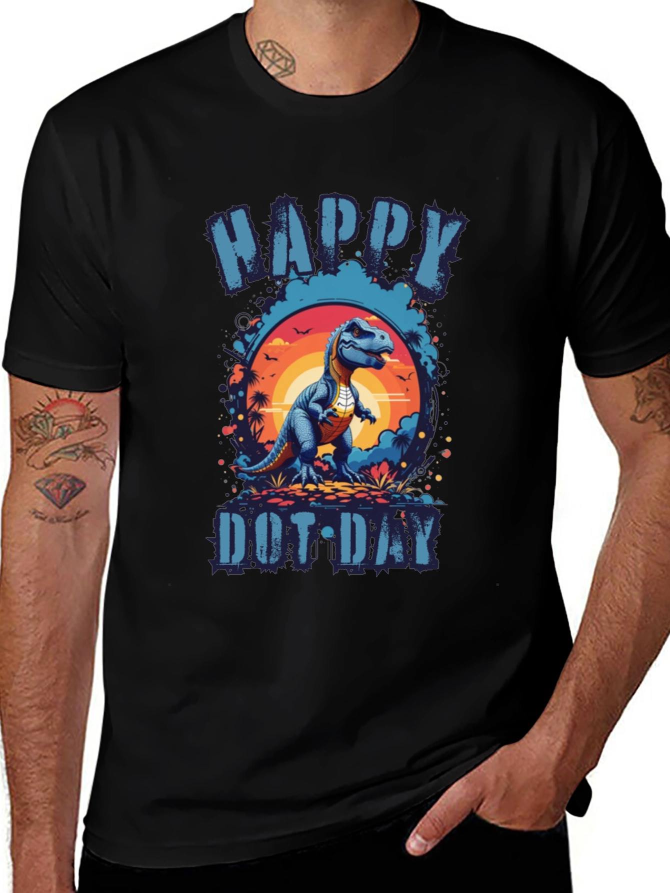 Happy Dot Day Dinosaur T-Shirt