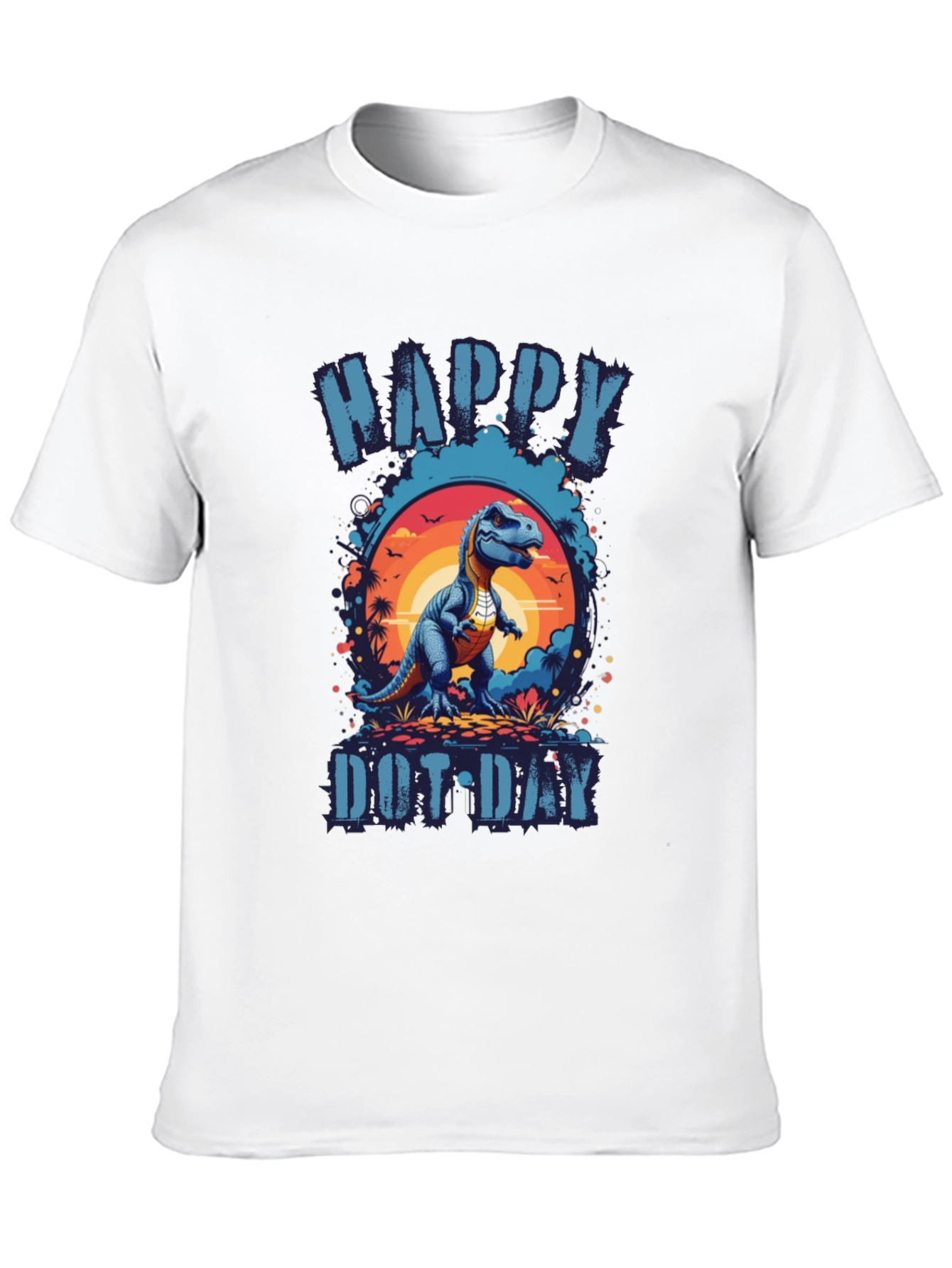 Happy Dot Day Dinosaur T-Shirt