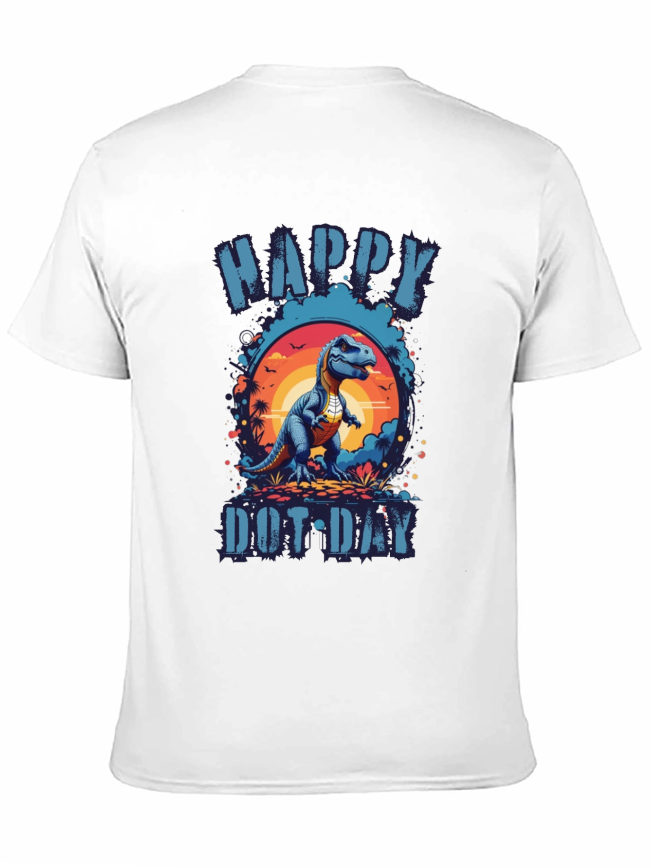 Happy Dot Day Dinosaur T-Shirt