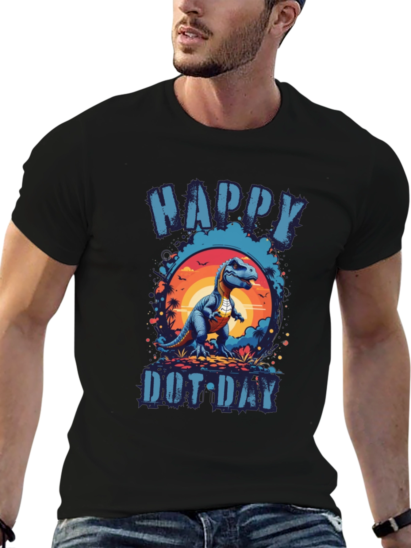 Happy Dot Day Dinosaur T-Shirt