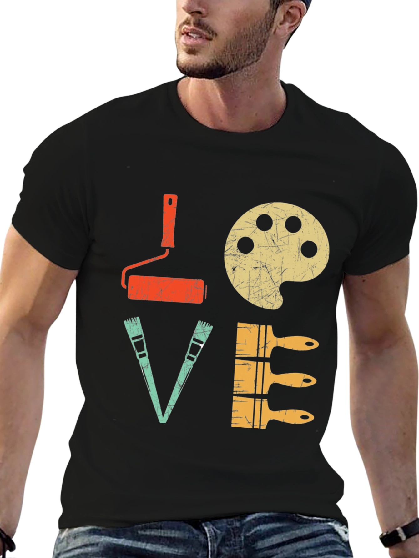 Painter Love T-Shirt - Artistic Design