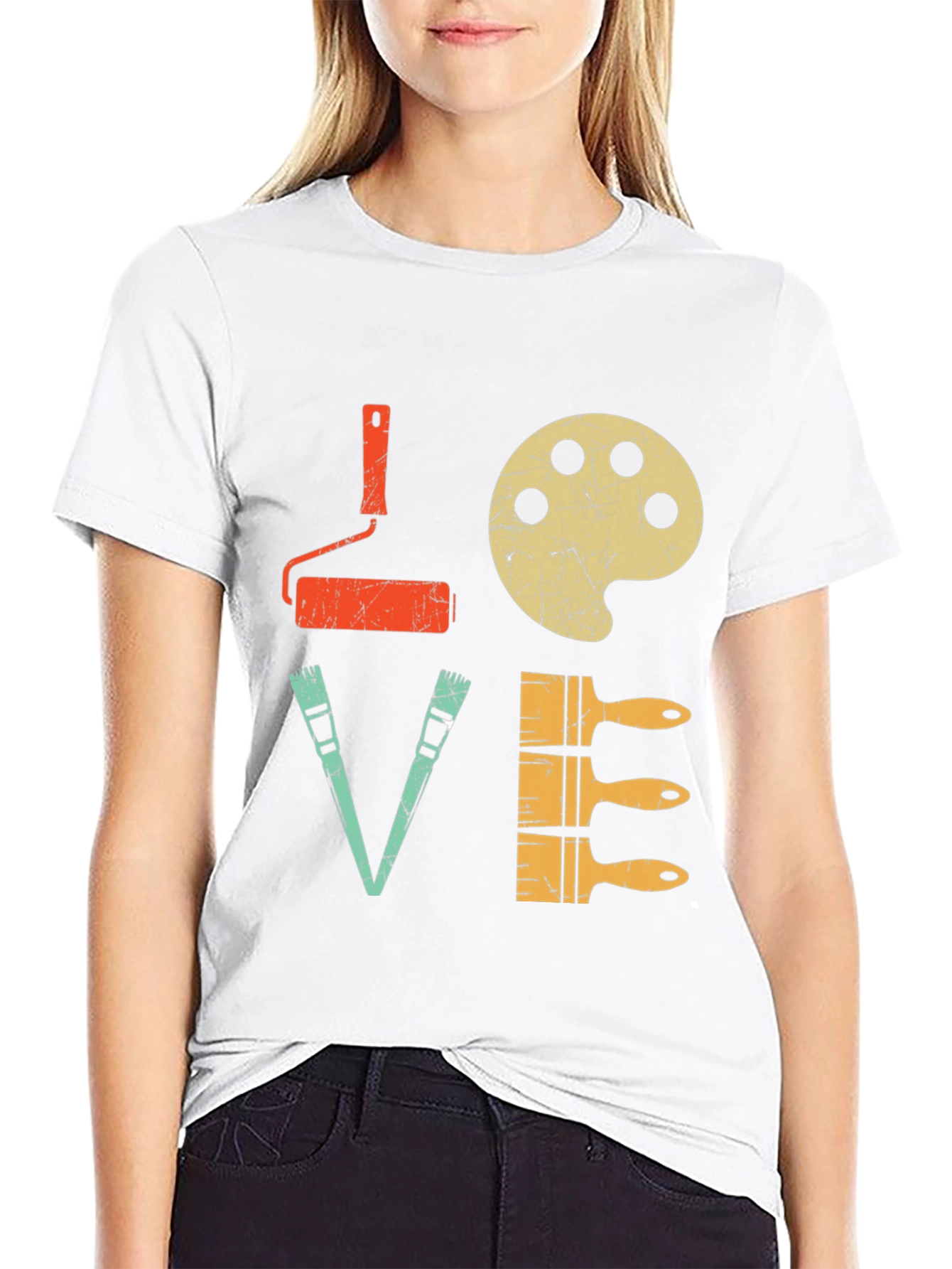 Painter Love T-Shirt - Artistic Design