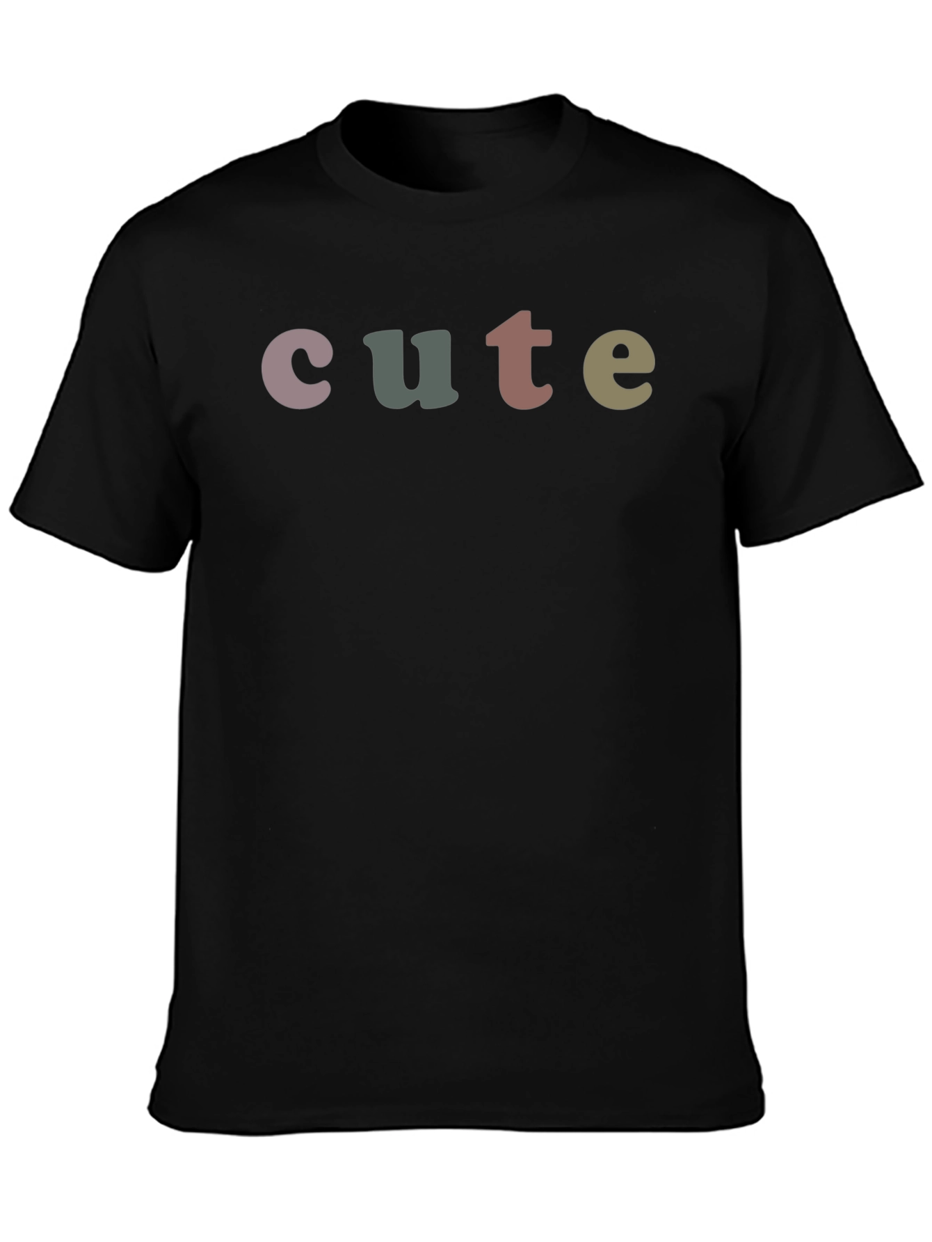 Cute Graphic Print Crew Neck T-Shirt