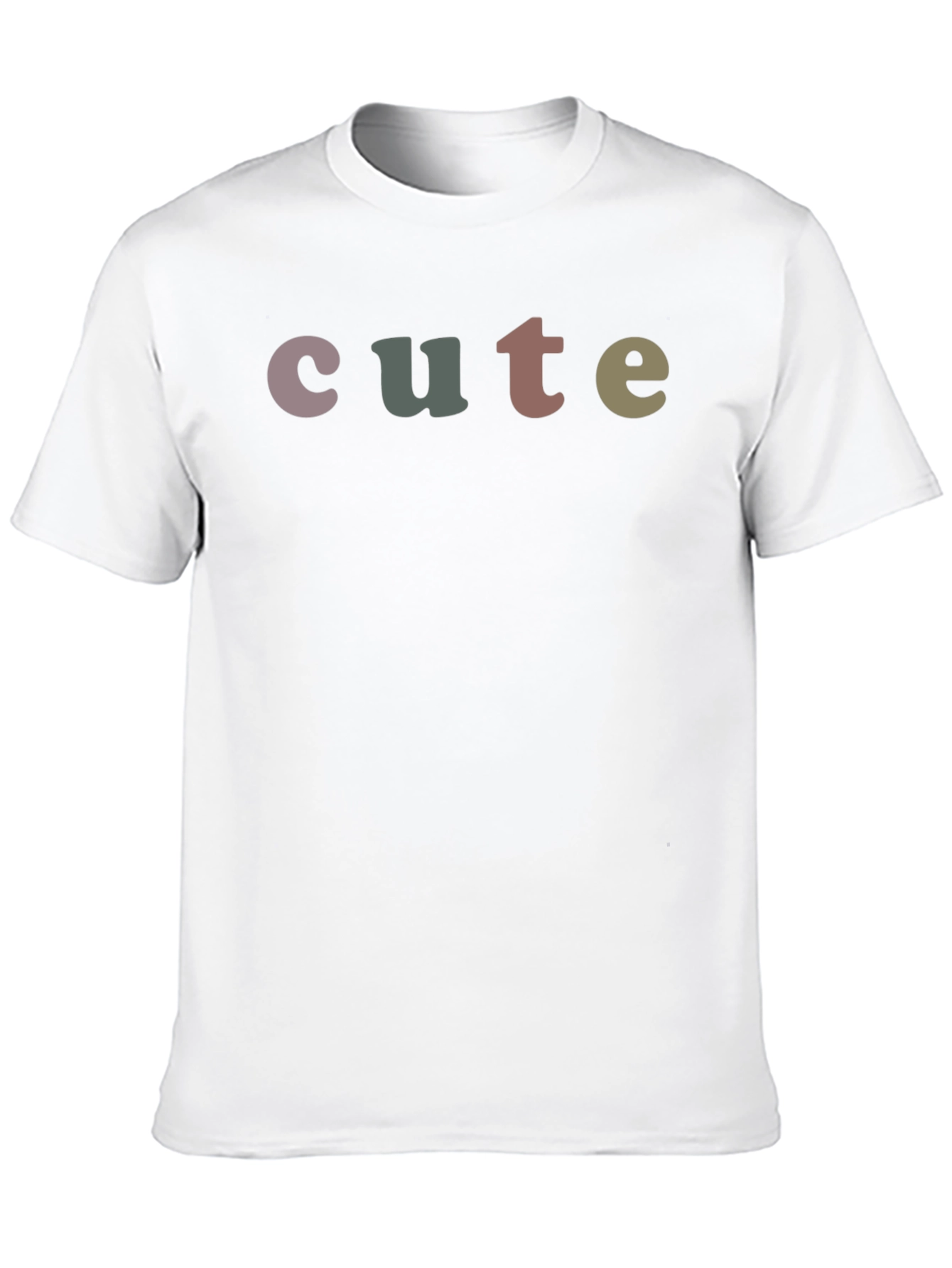 Cute Graphic Print Crew Neck T-Shirt