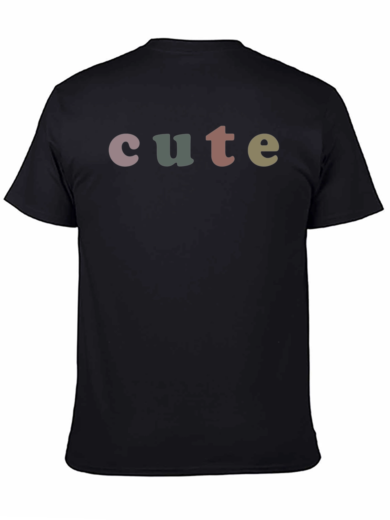 Cute Graphic Print Crew Neck T-Shirt