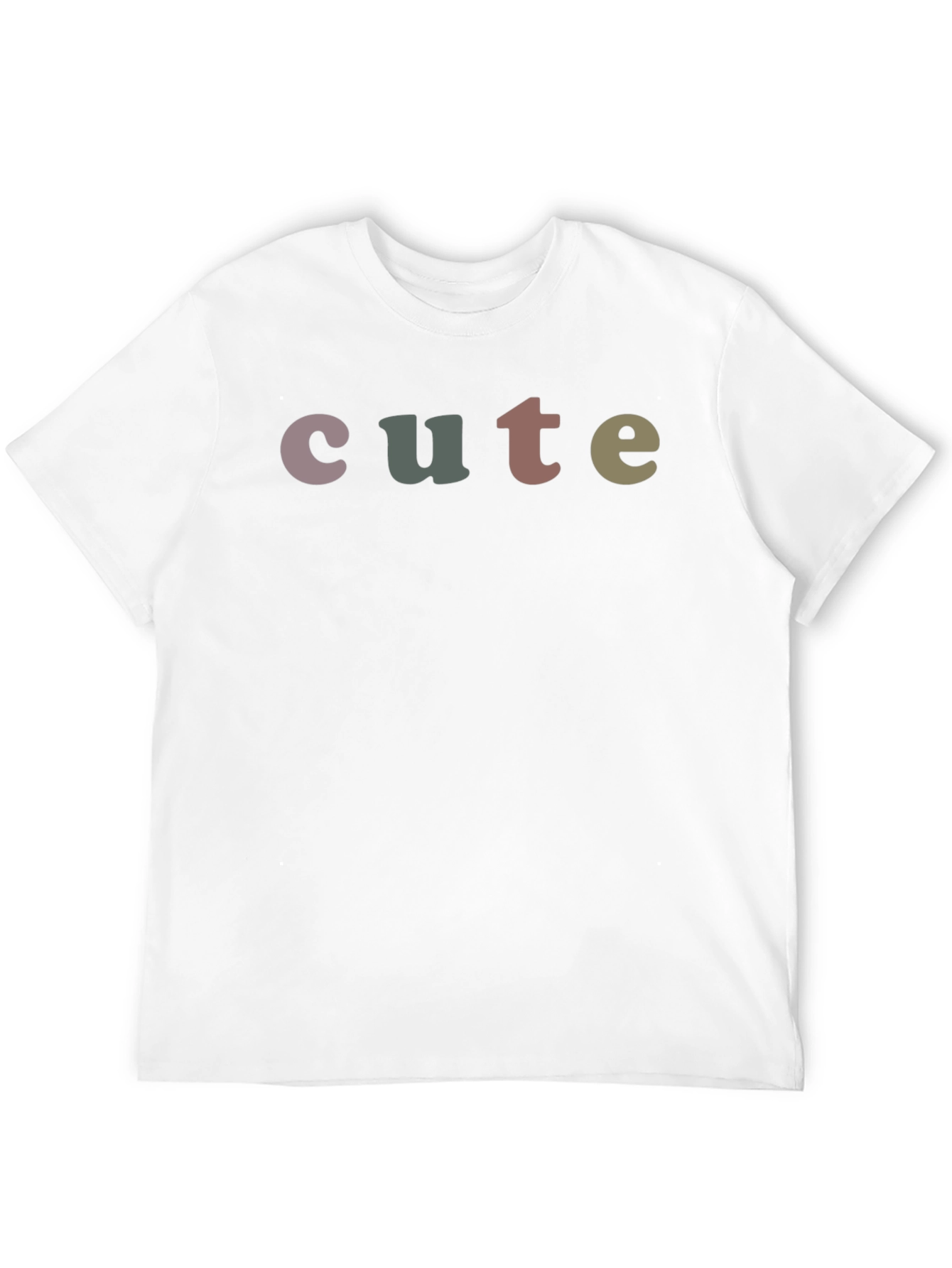Cute Graphic Print Crew Neck T-Shirt