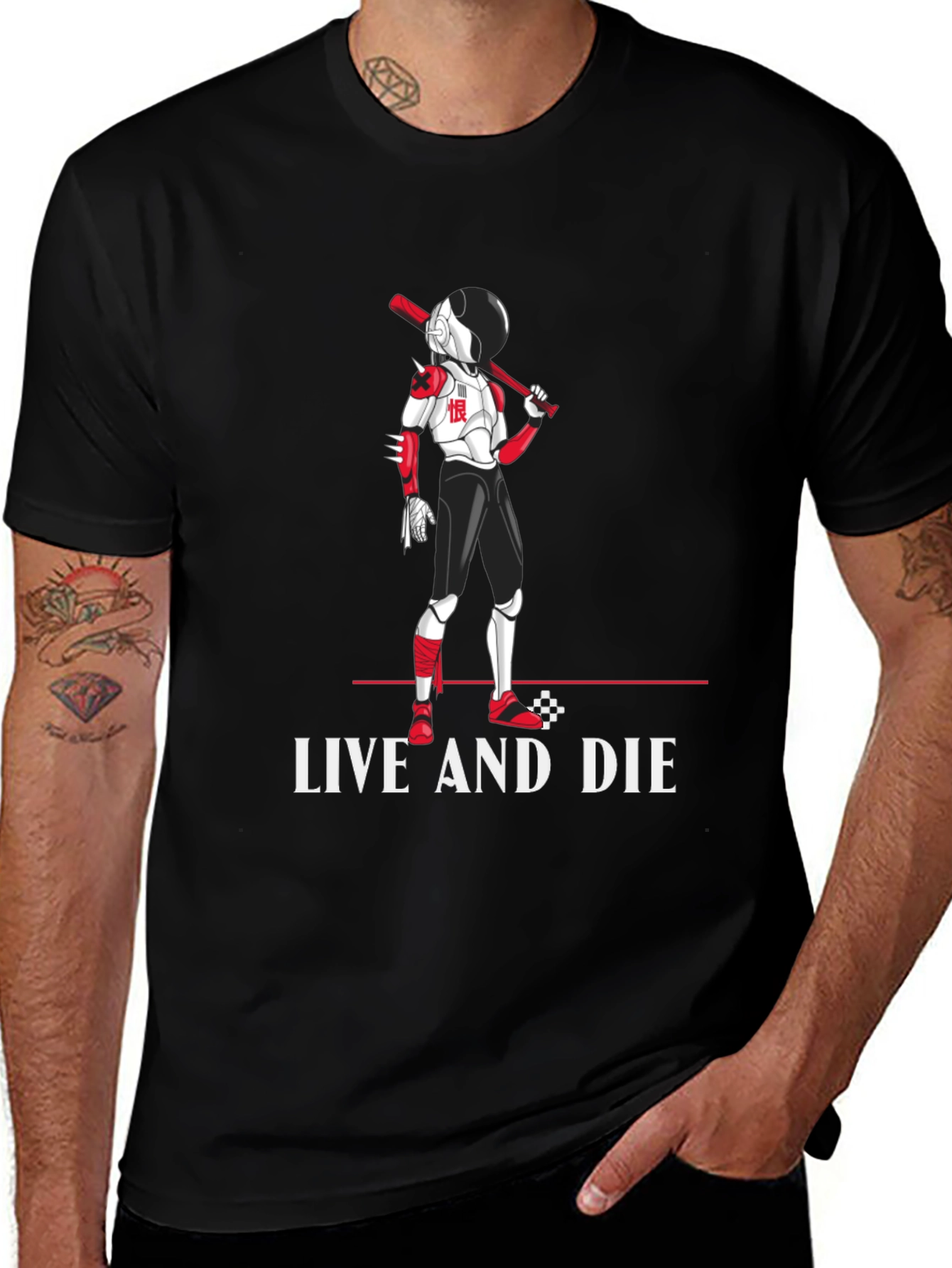 Live and Die Graphic T-Shirt