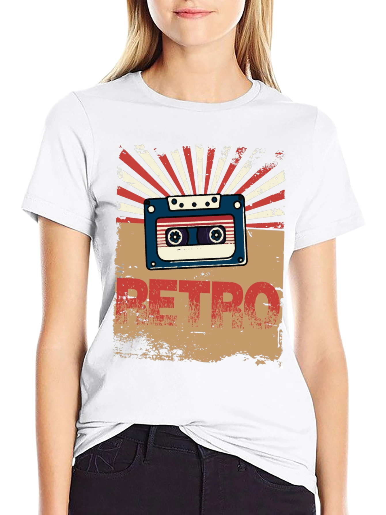 Retro Cassette Tape Graphic T-Shirt