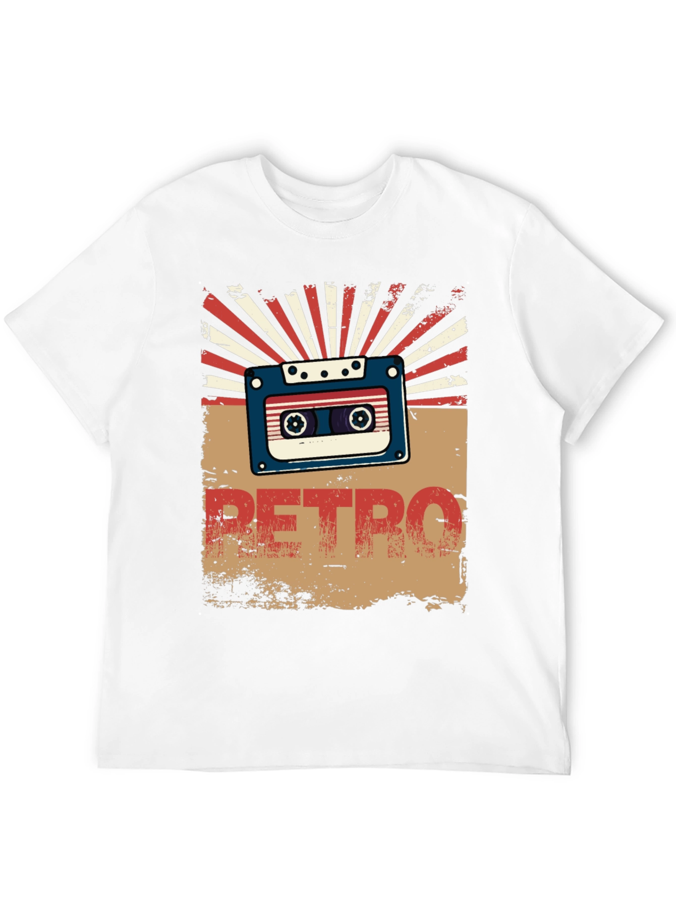 Retro Cassette Tape Graphic T-Shirt