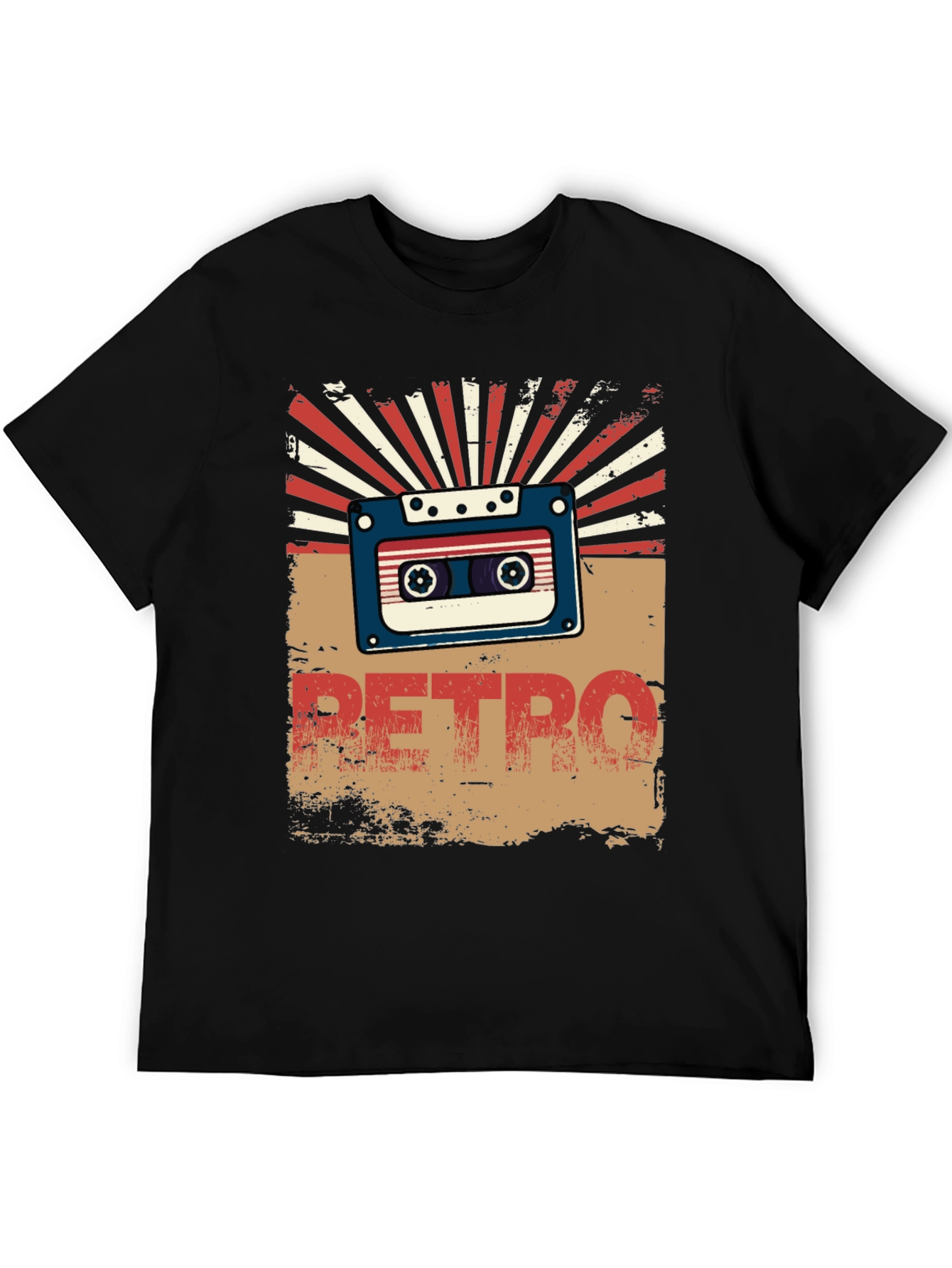 Retro Cassette Tape Graphic T-Shirt
