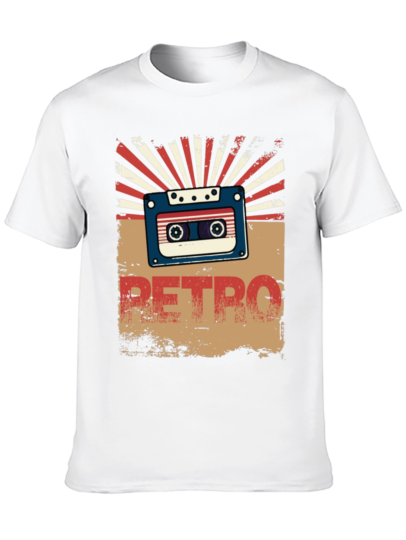 Retro Cassette Tape Graphic T-Shirt