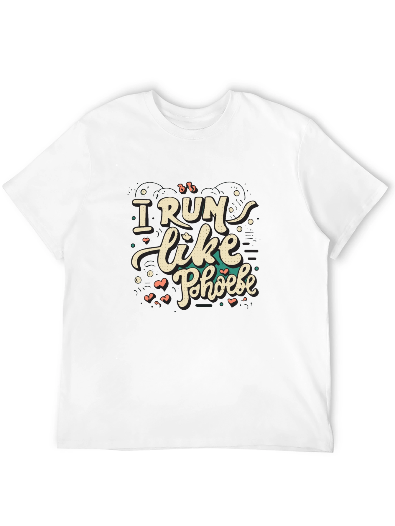 I Run Like Phoebe T-Shirt | Unisex Black Tee