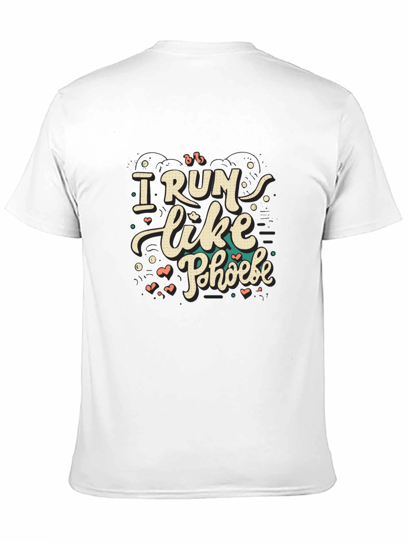 I Run Like Phoebe T-Shirt | Unisex Black Tee
