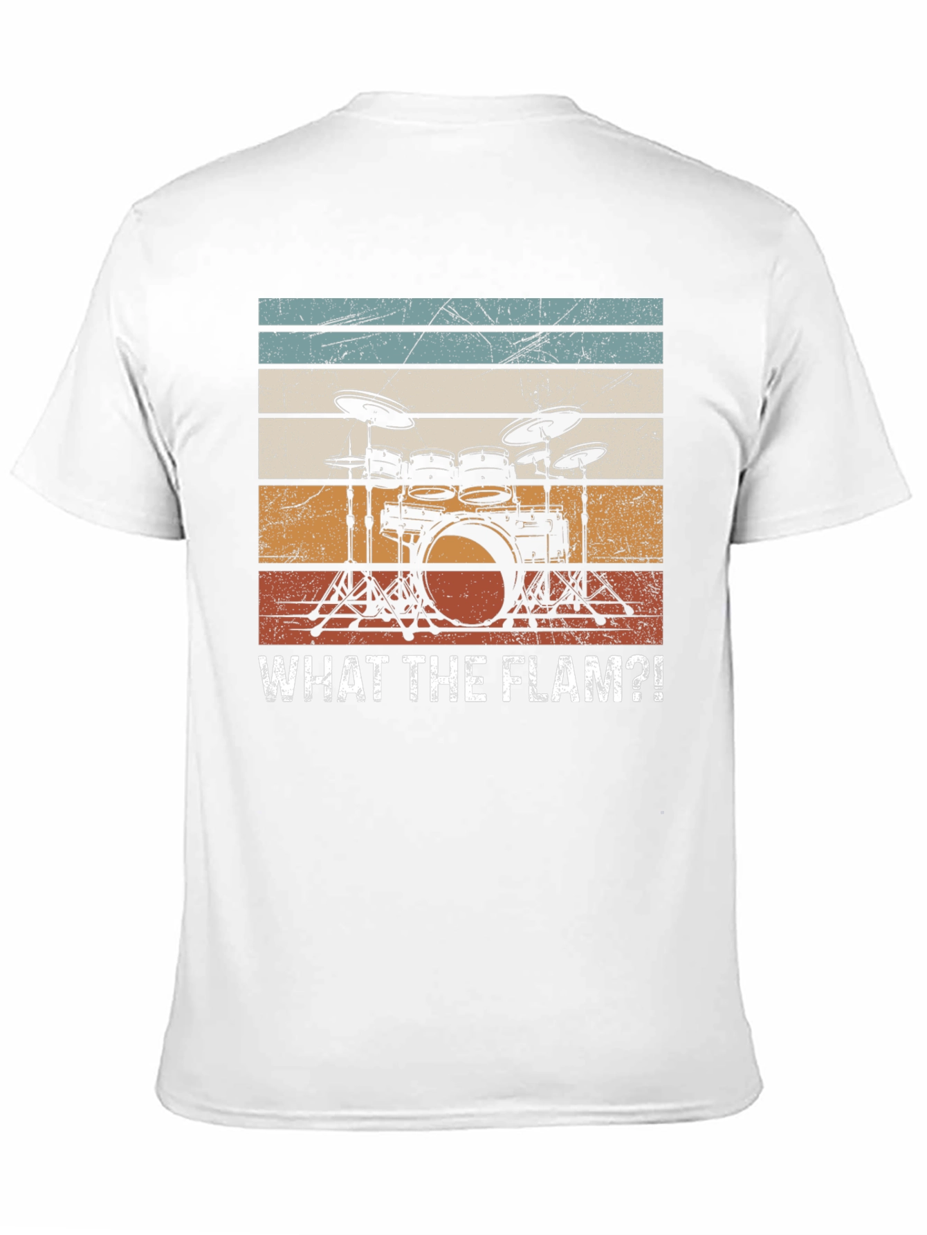 What The Flam?! Drum Set Graphic T-Shirt