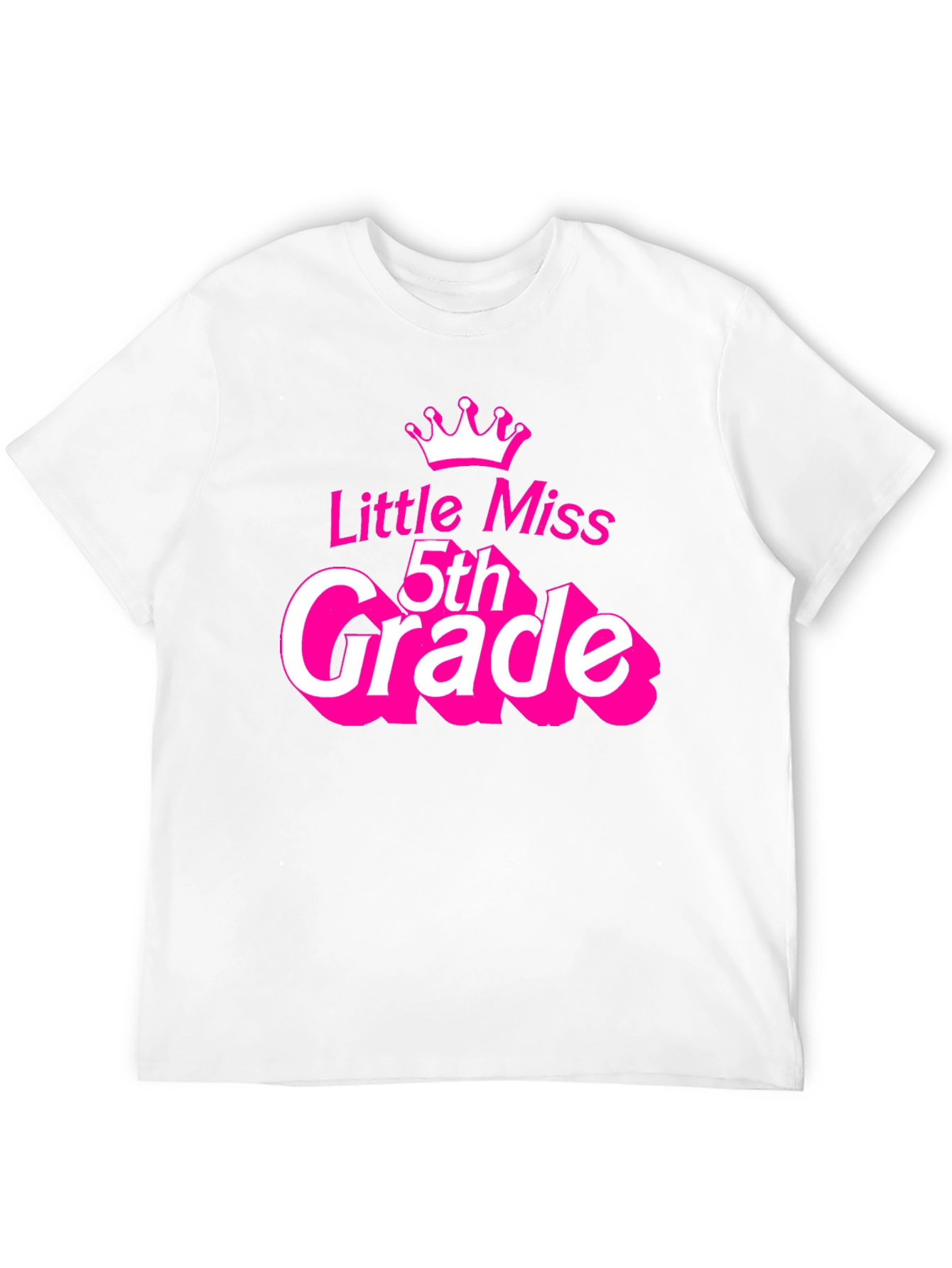 Little Miss 5th Grade T-Shirt