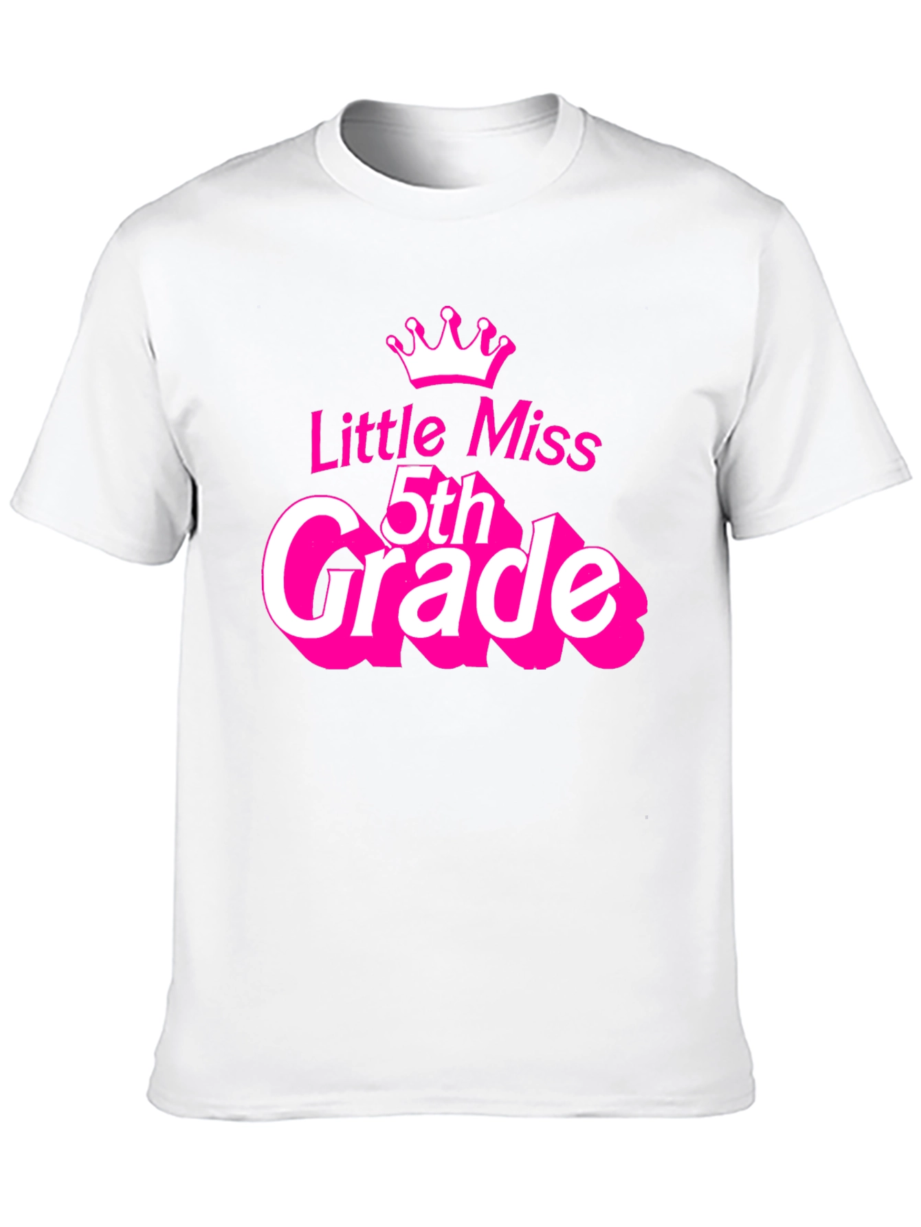 Little Miss 5th Grade T-Shirt