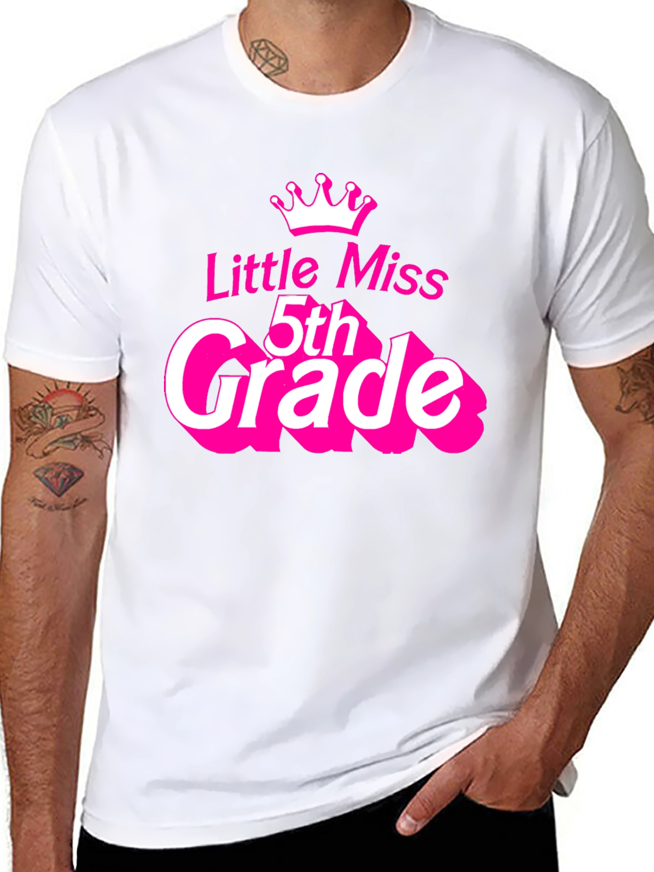 Little Miss 5th Grade T-Shirt