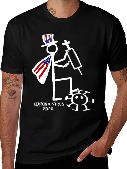 Humorous Corona Virus 2020 Graphic T-Shirt
