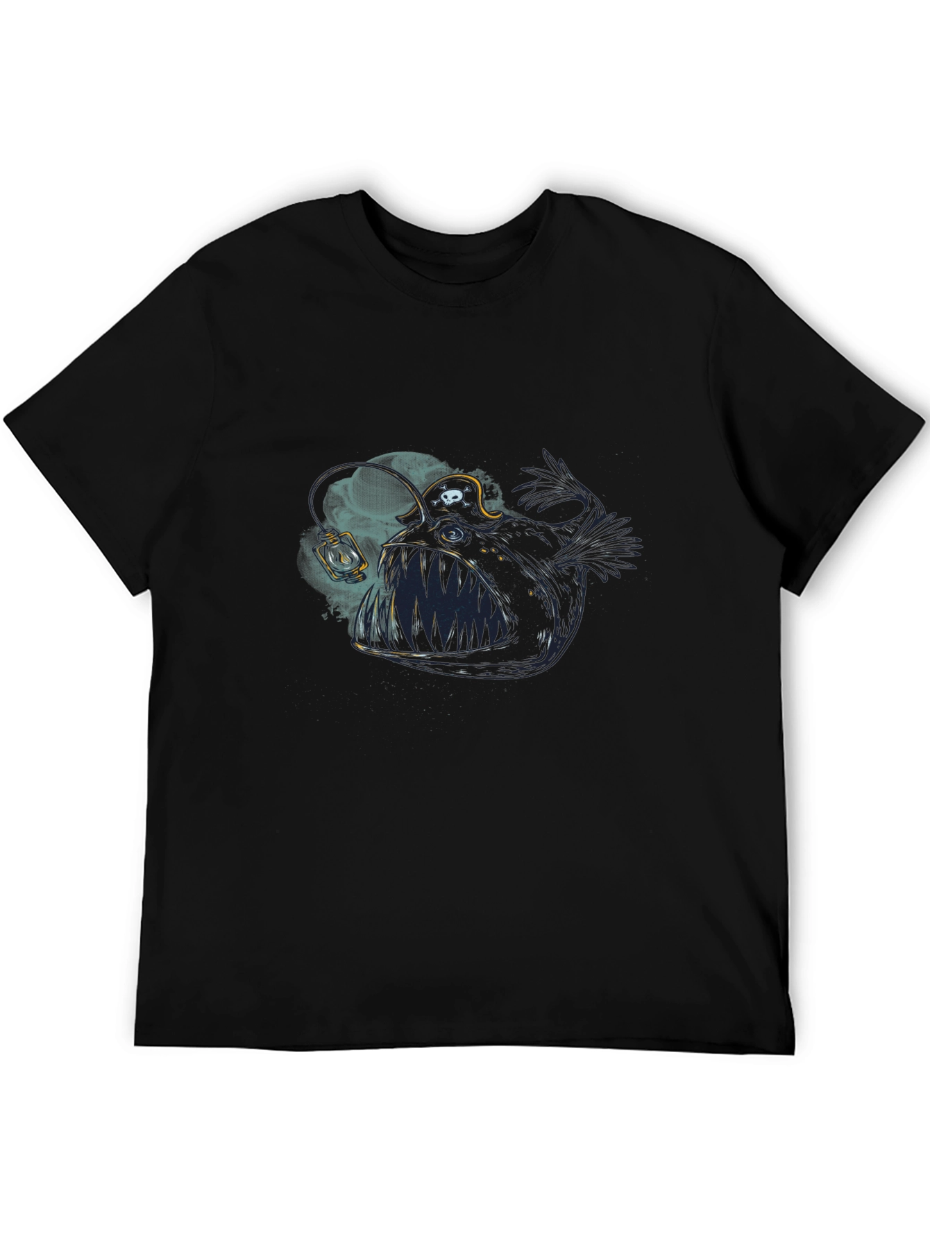 Anglerfish Pirate Graphic T-Shirt