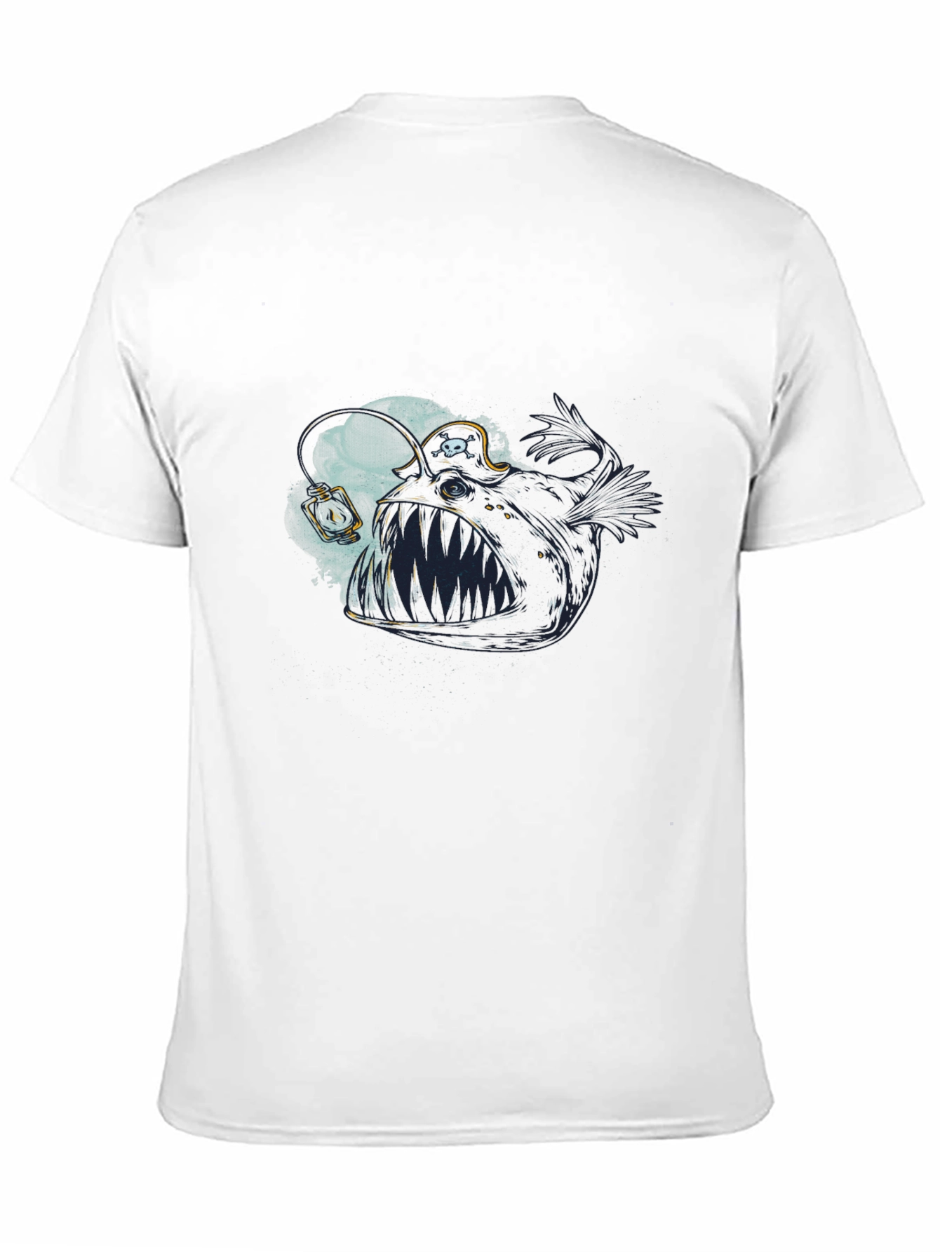 Anglerfish Pirate Graphic T-Shirt