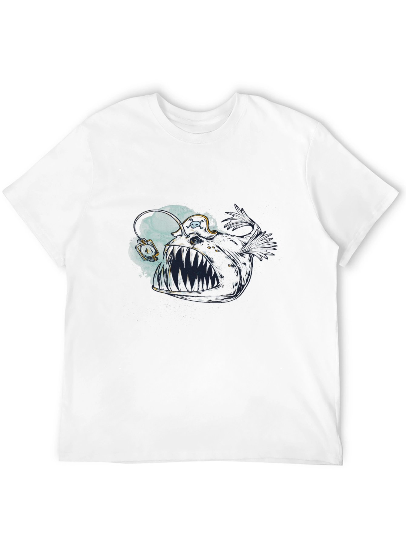 Anglerfish Pirate Graphic T-Shirt
