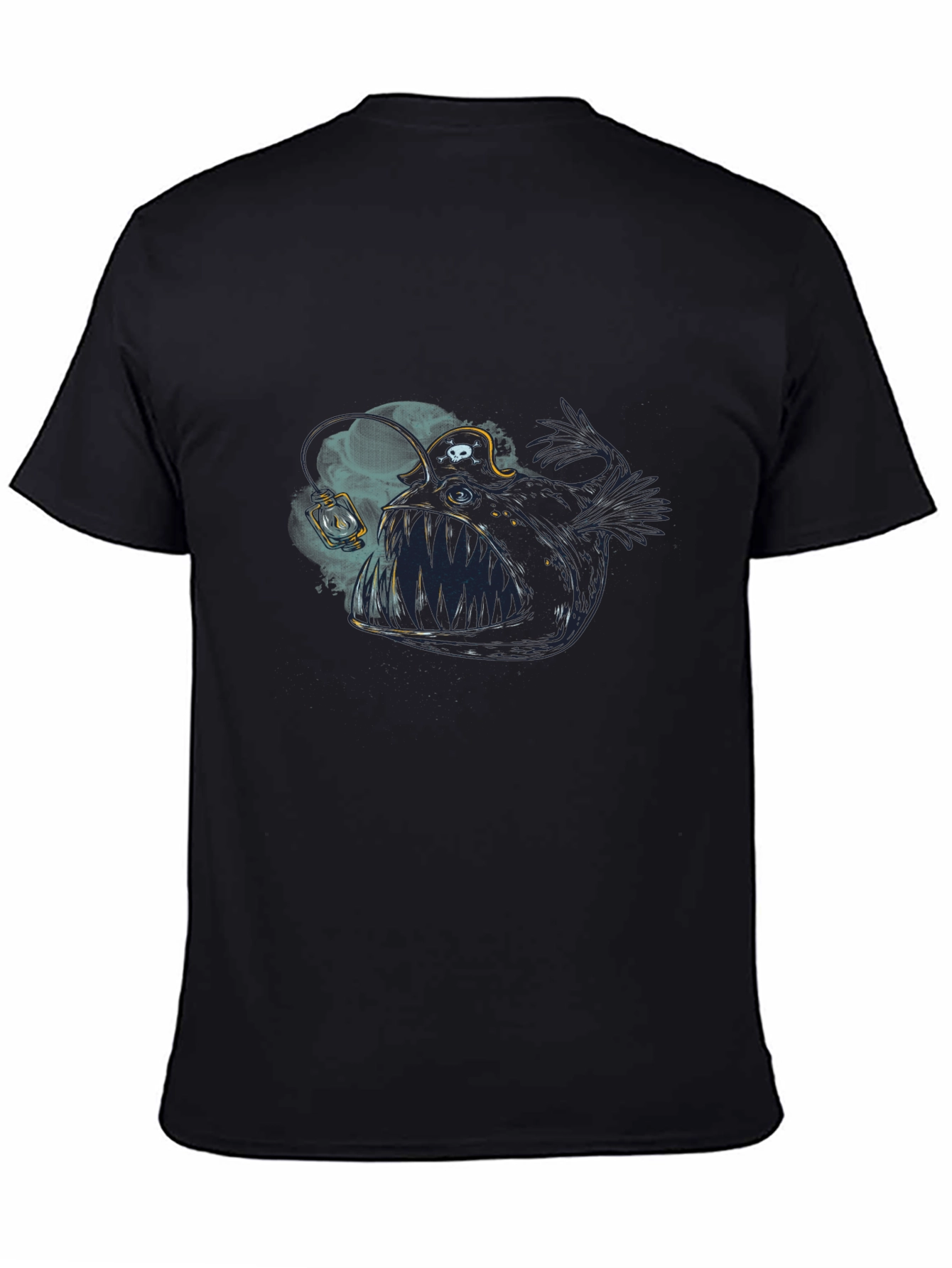 Anglerfish Pirate Graphic T-Shirt