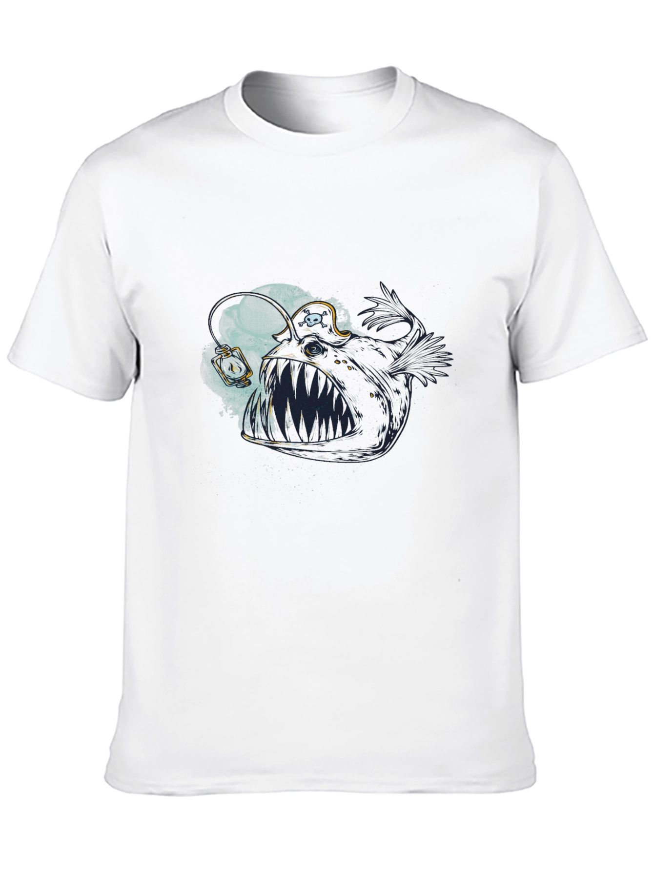 Anglerfish Pirate Graphic T-Shirt
