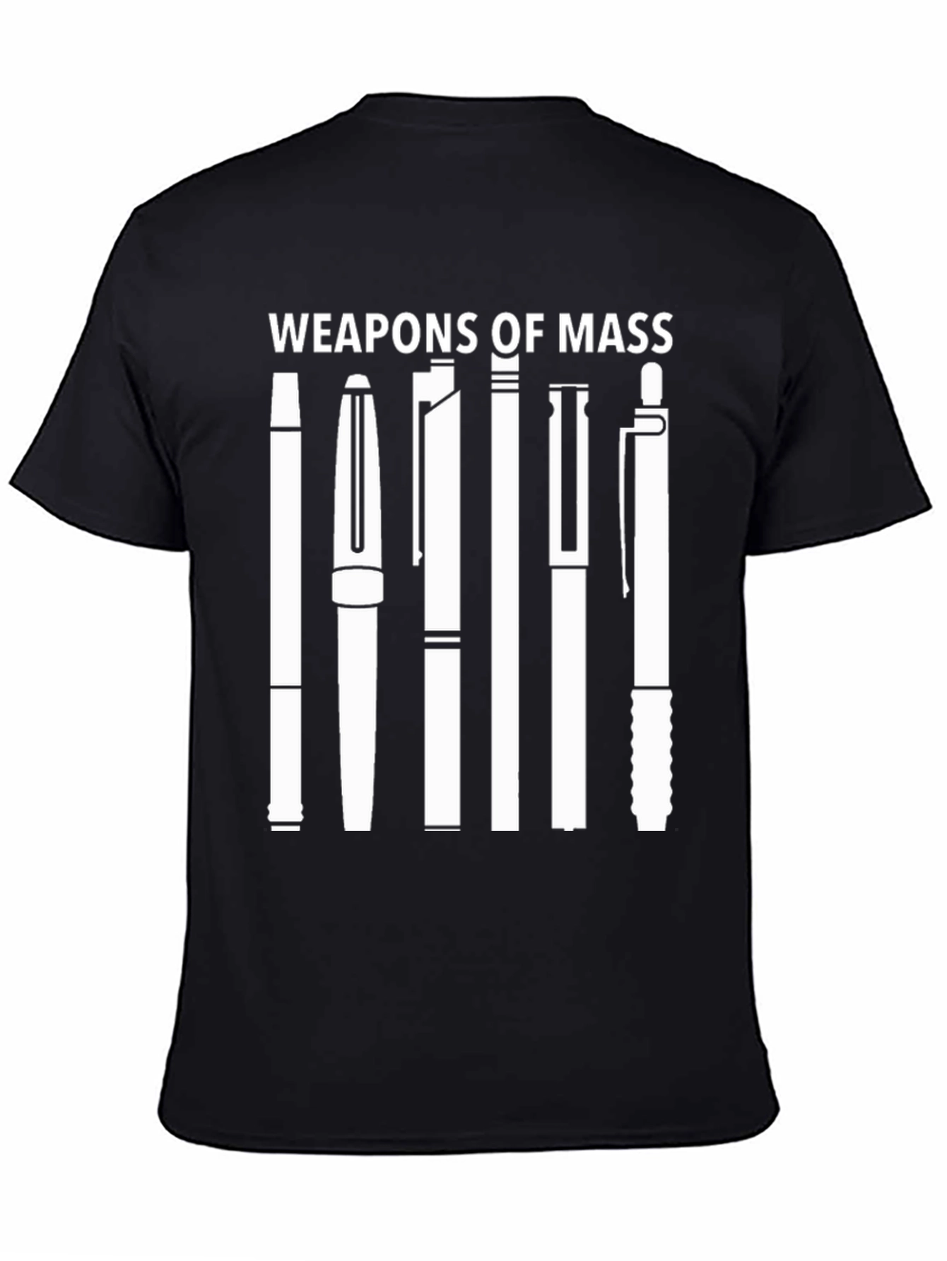 Weapons of Mass Pens Black T-Shirt