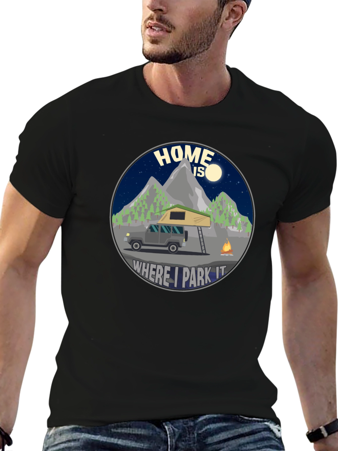 Home is Where I Park It T-Shirt