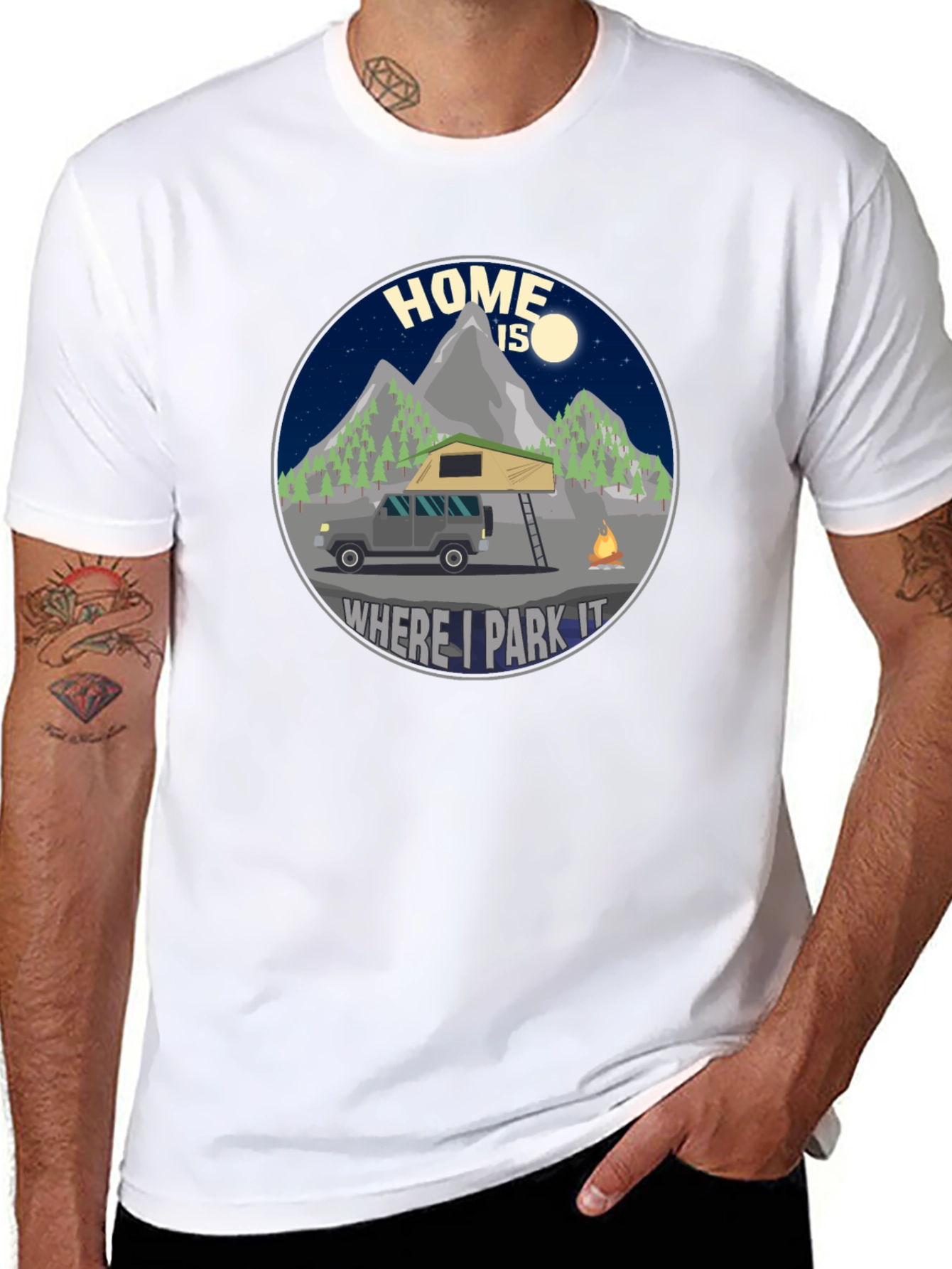 Home is Where I Park It T-Shirt