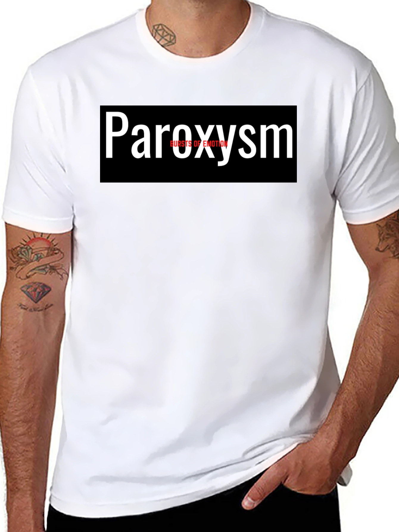 Paroxysm Graphic Tee - Black Cotton Comfort