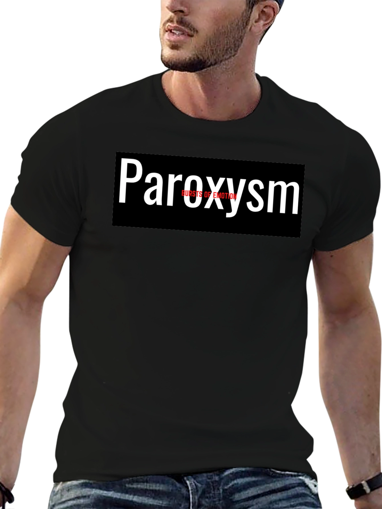 Paroxysm Graphic Tee - Black Cotton Comfort