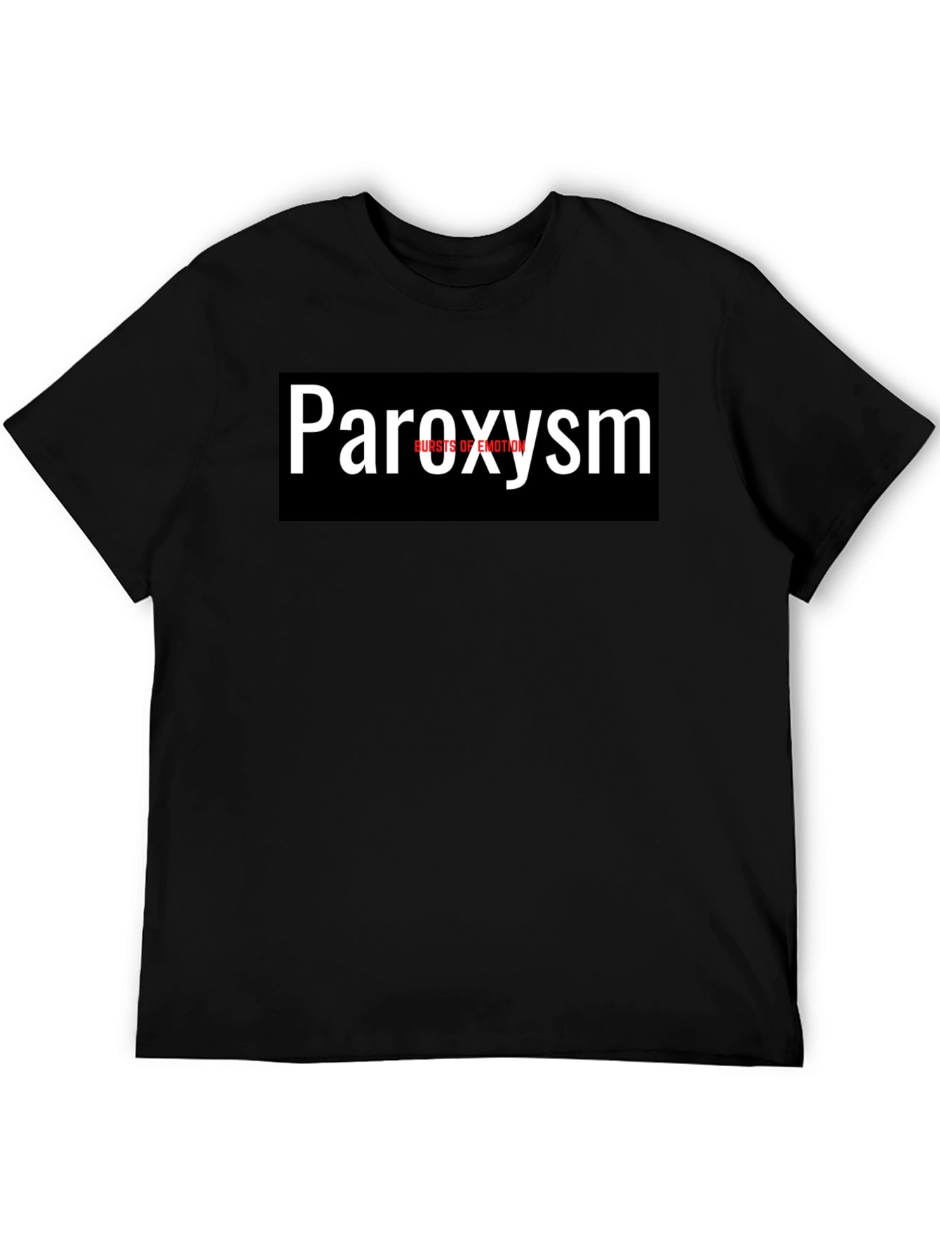 Paroxysm Graphic Tee - Black Cotton Comfort