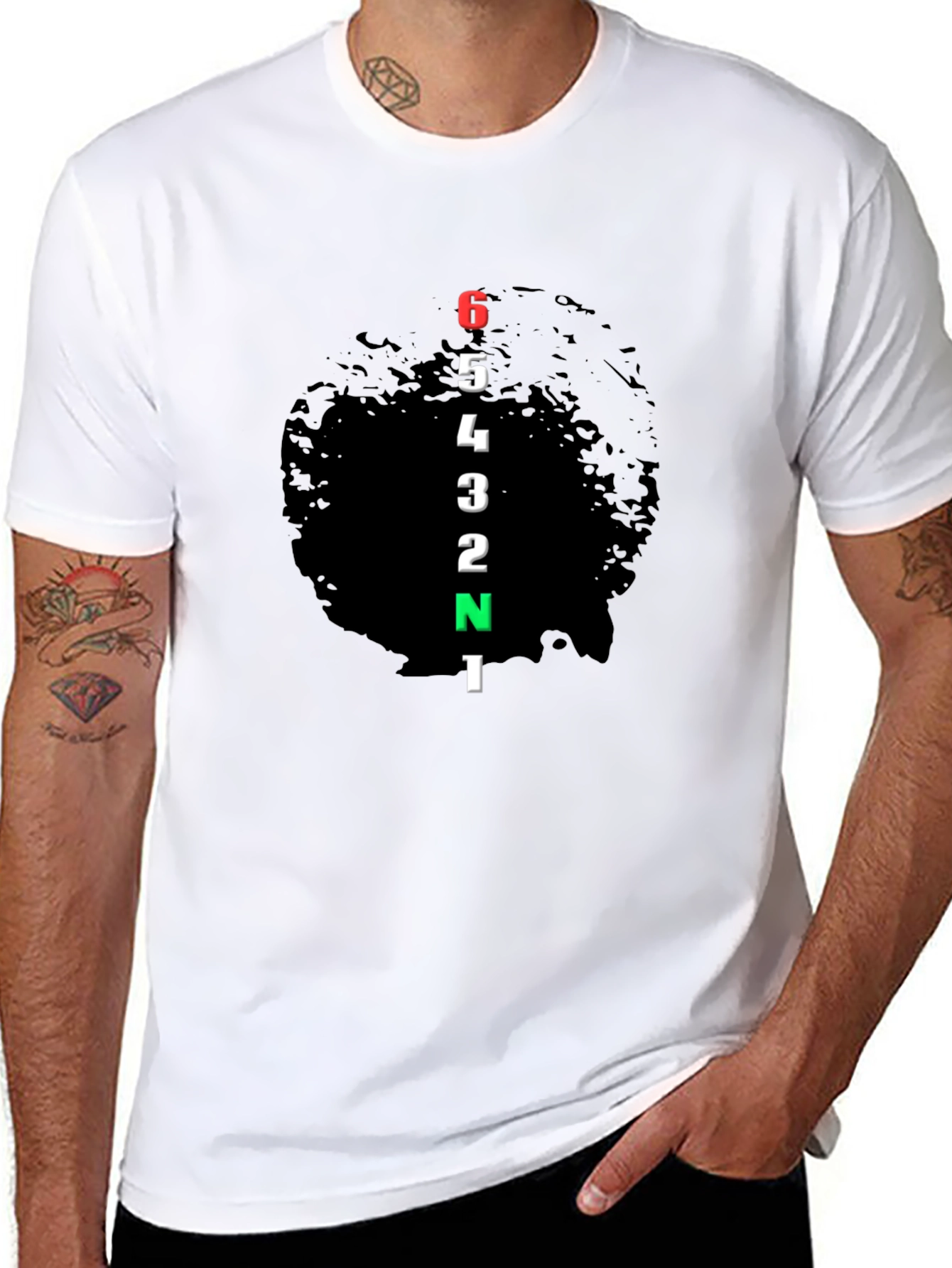 Motorcycle Gear Shift T-Shirt - Ride On!