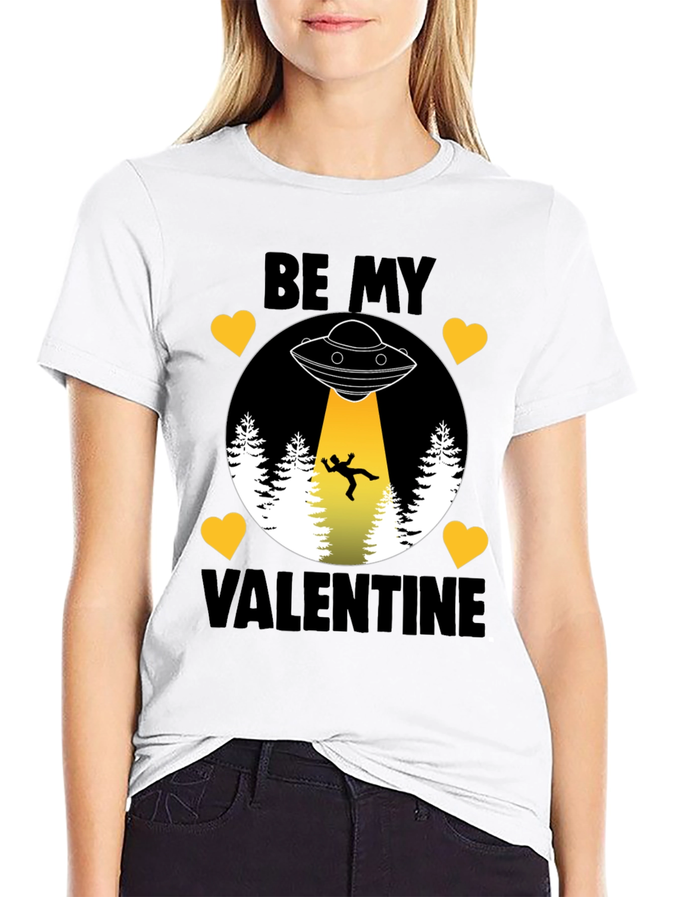 Be My Valentine Alien Abduction T-Shirt