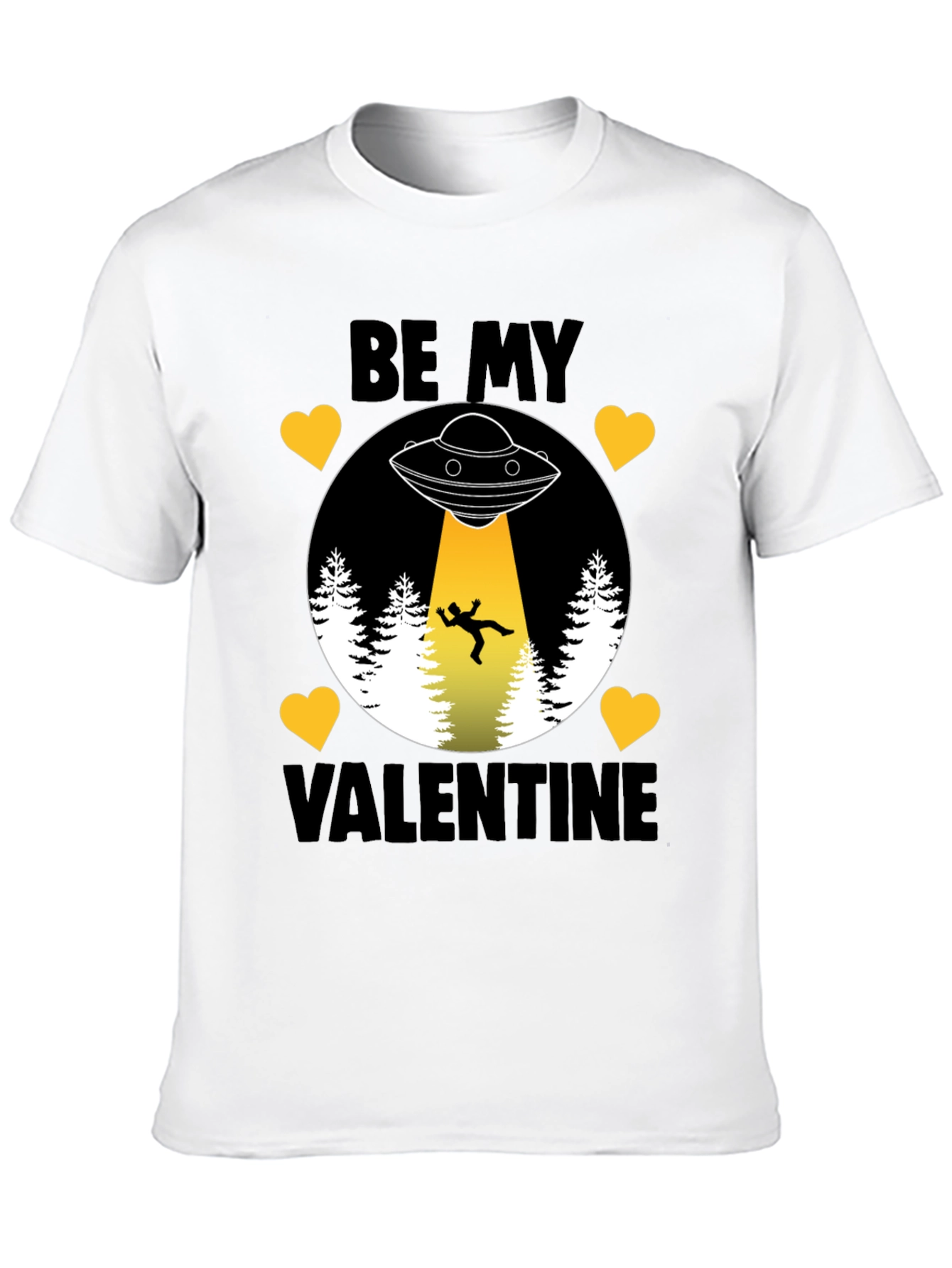 Be My Valentine Alien Abduction T-Shirt