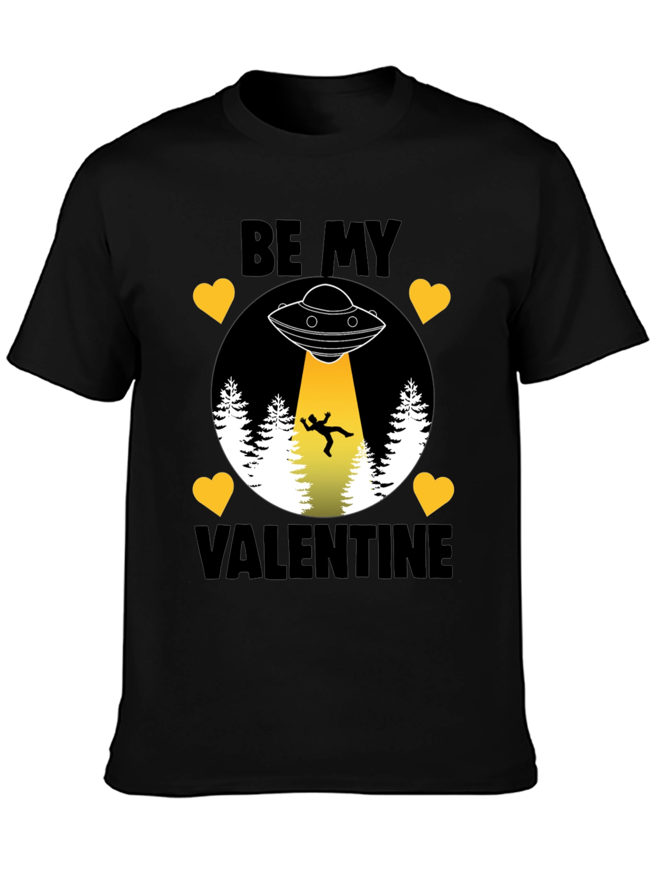 Be My Valentine Alien Abduction T-Shirt