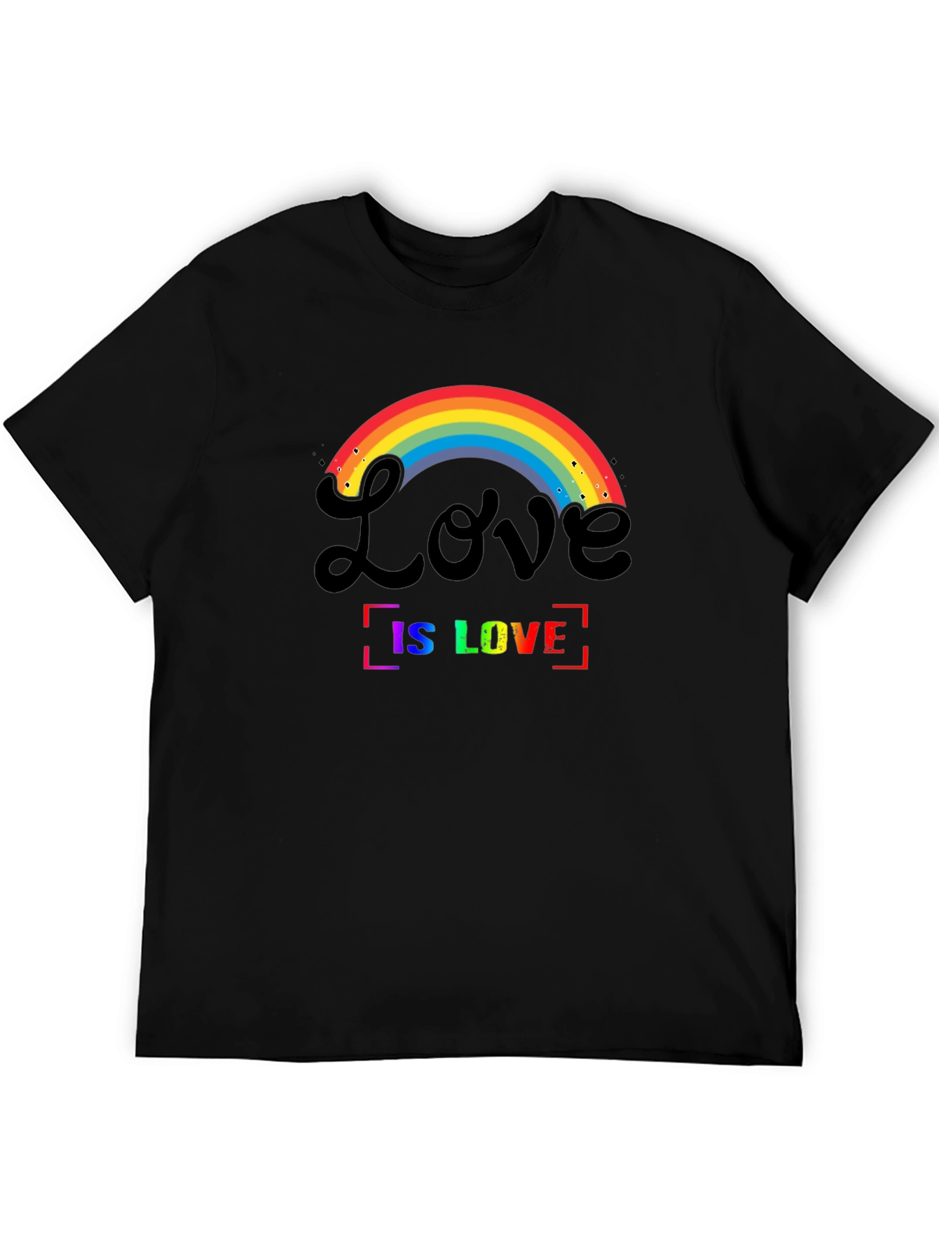 Love is Love Rainbow Graphic T-Shirt