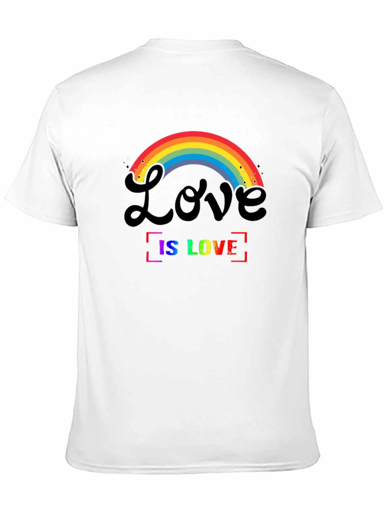 Love is Love Rainbow Graphic T-Shirt
