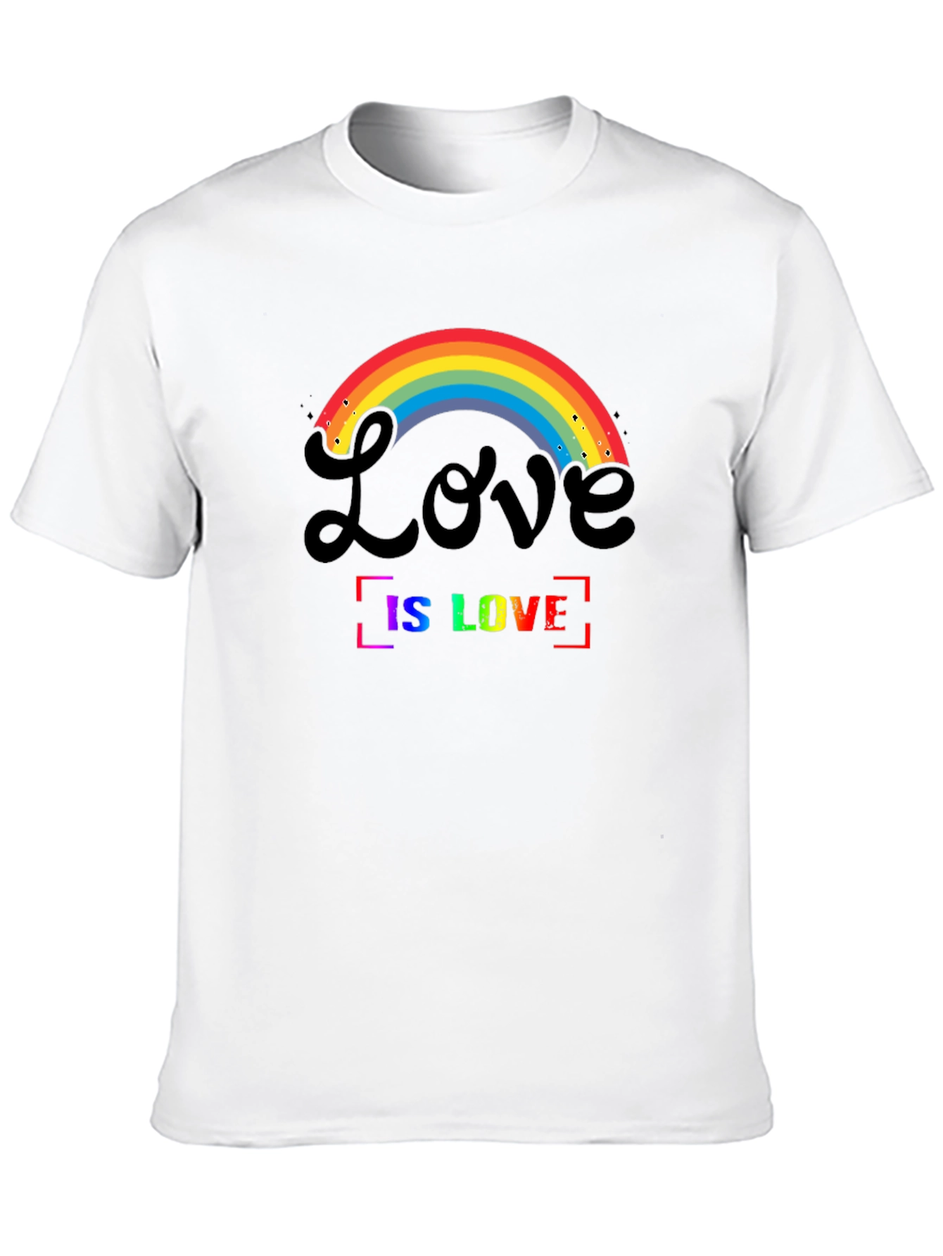 Love is Love Rainbow Graphic T-Shirt
