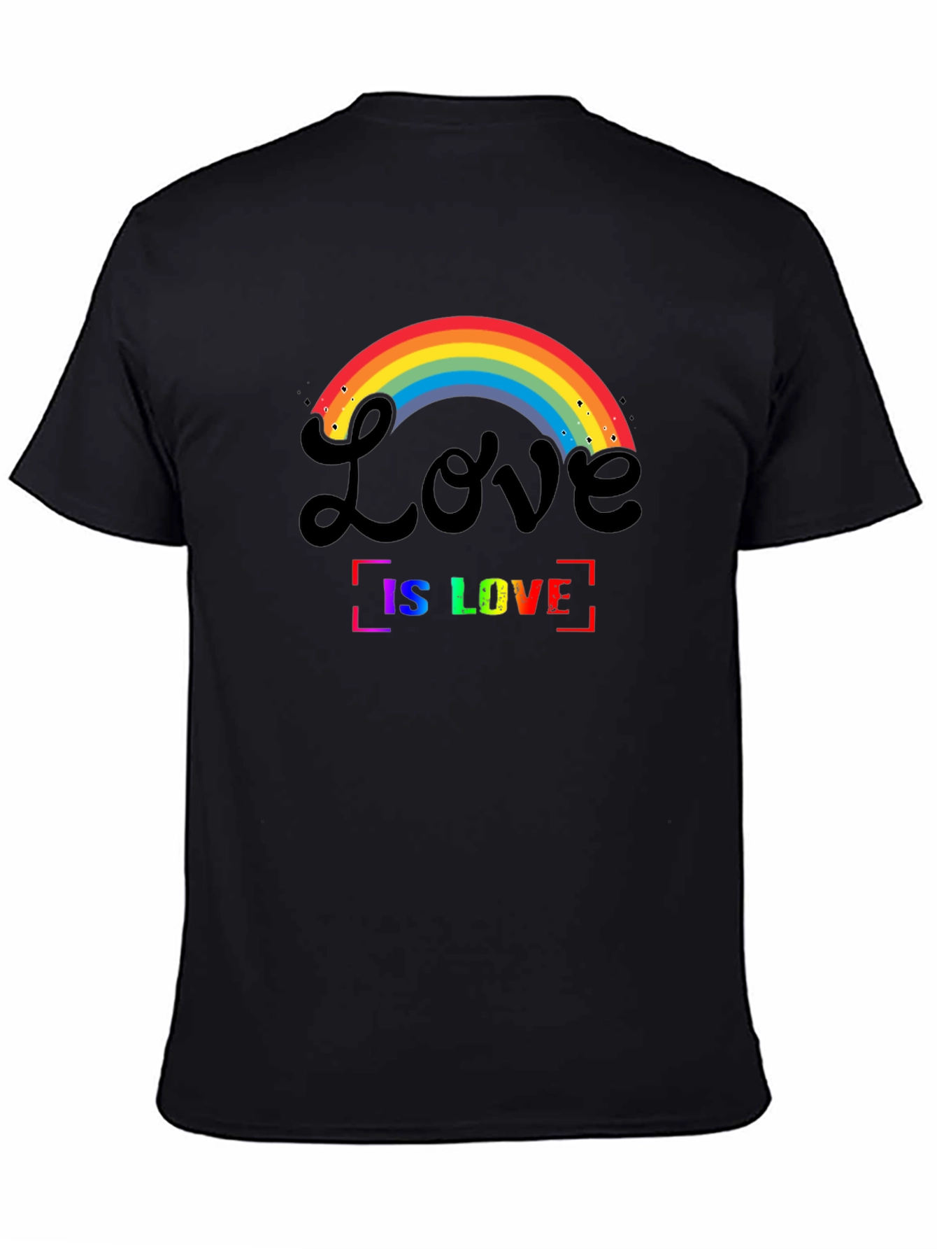 Love is Love Rainbow Graphic T-Shirt