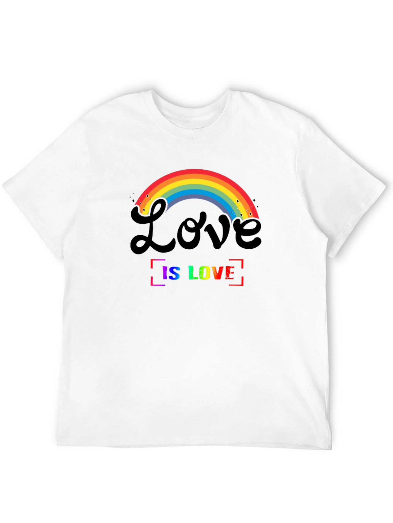 Love is Love Rainbow Graphic T-Shirt