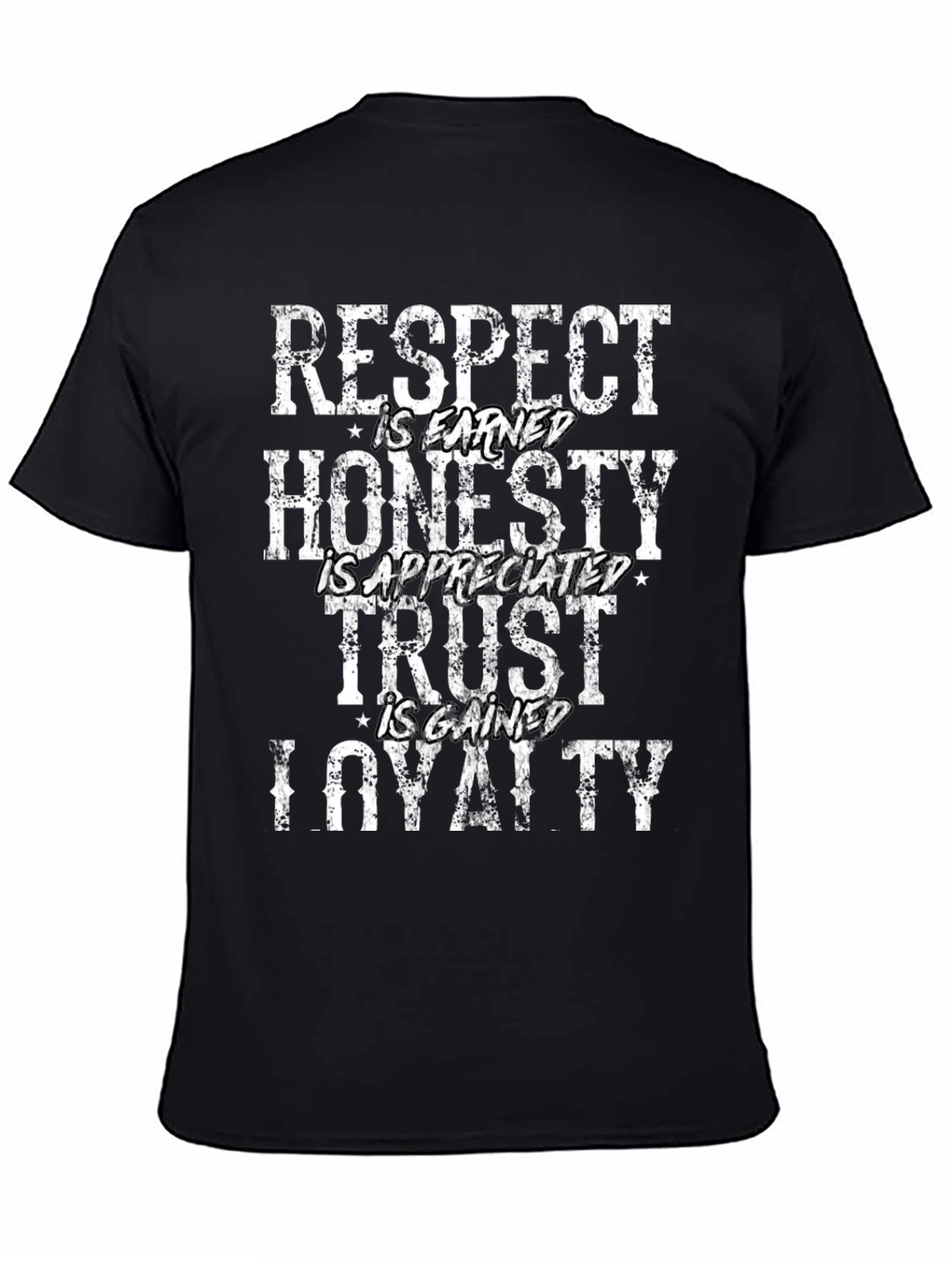 Respect Honesty Trust Loyalty Graphic Tee