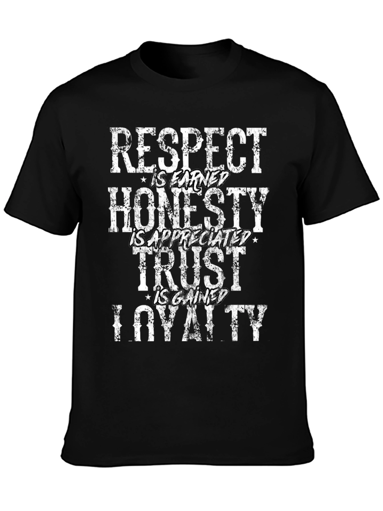 Respect Honesty Trust Loyalty Graphic Tee