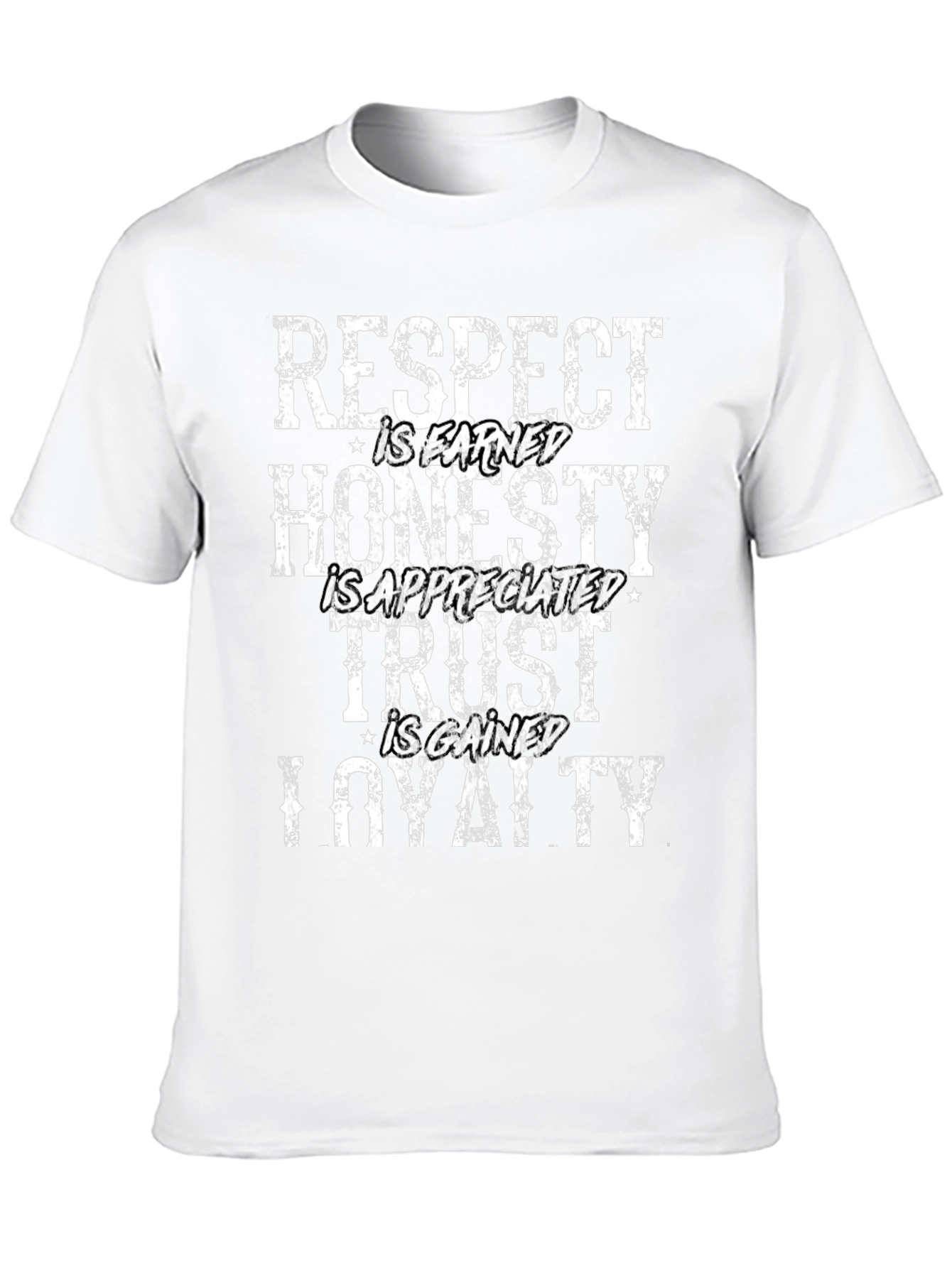 Respect Honesty Trust Loyalty Graphic Tee